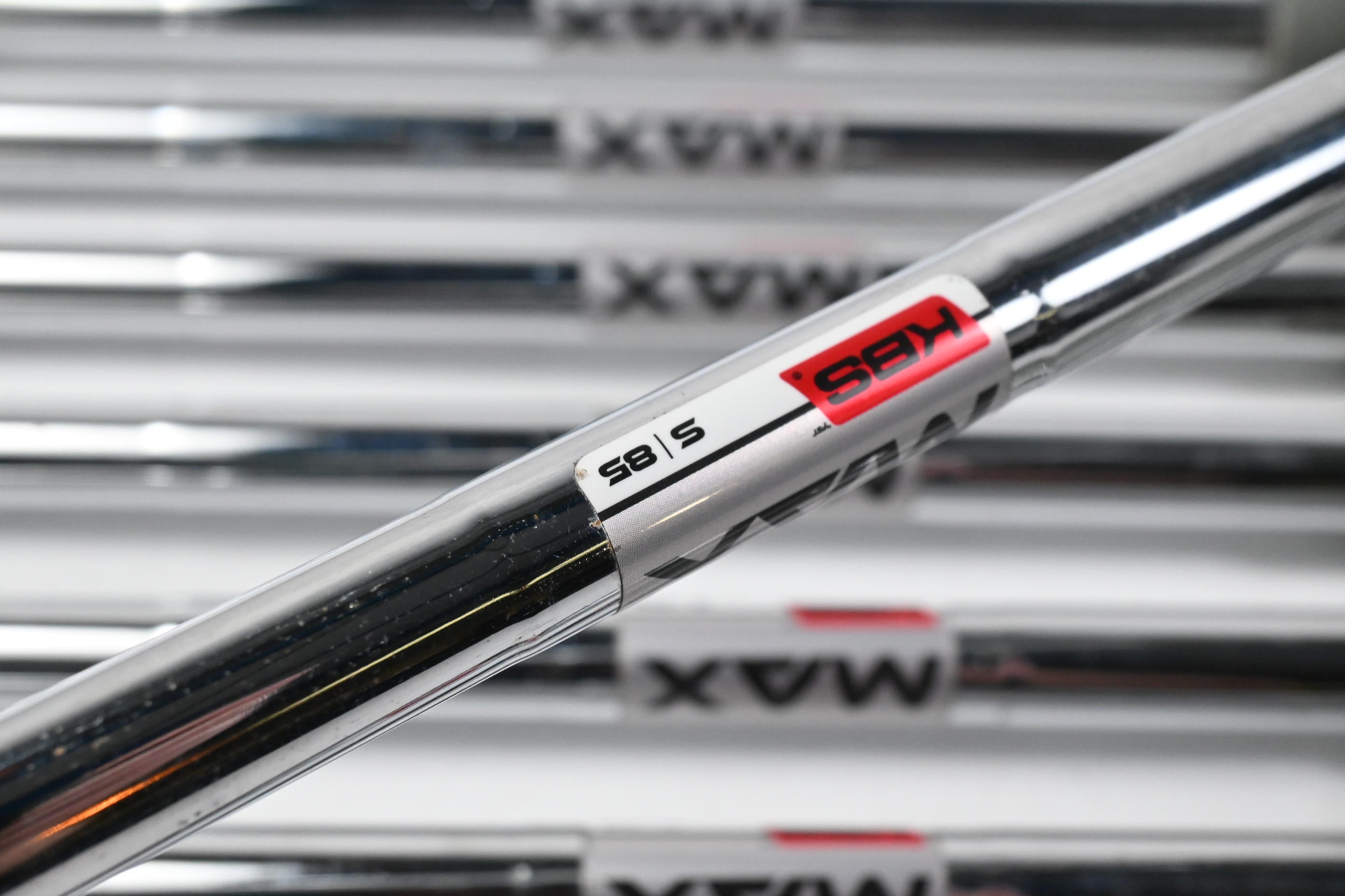 Taylormade M4 Irons / 4-PW+GW+SW / Stiff Flex KBS MAX 85 Shafts