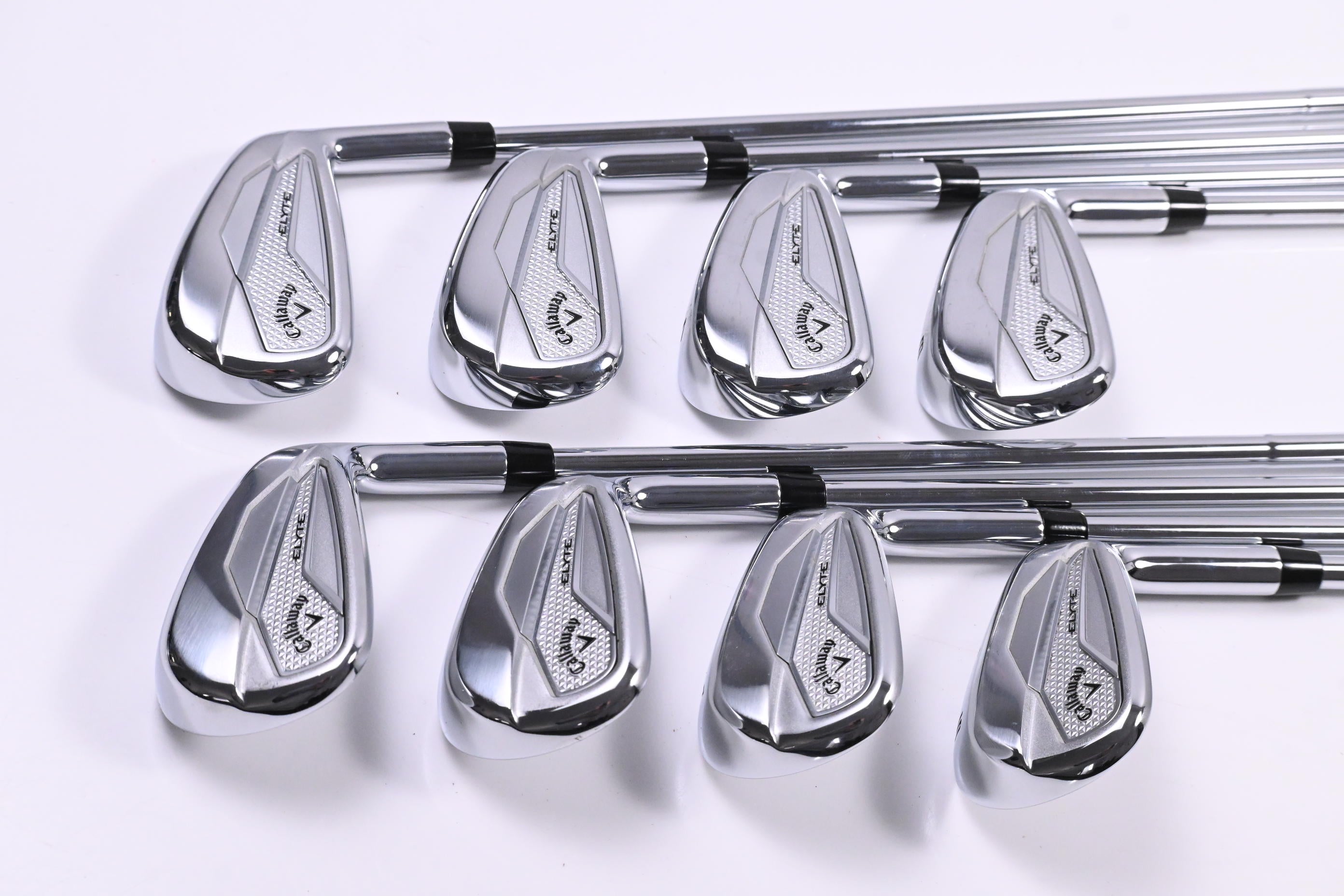 Callaway Elyte Irons / 5-PW+GW+SW / Regular Flex Vector 80 Shafts