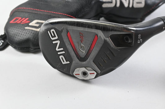 Ping G410 #5 Hybrid / 26 Degree / Regular Flex Ping Alta CB Black 70 Shaft
