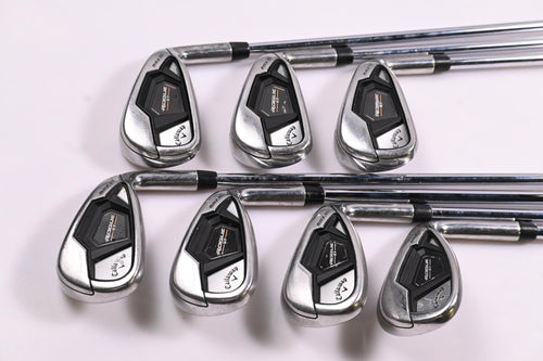 Callaway Rogue ST Max OS Irons / 5-PW+GW / Regular Flex Elevate MPH 85 Shafts