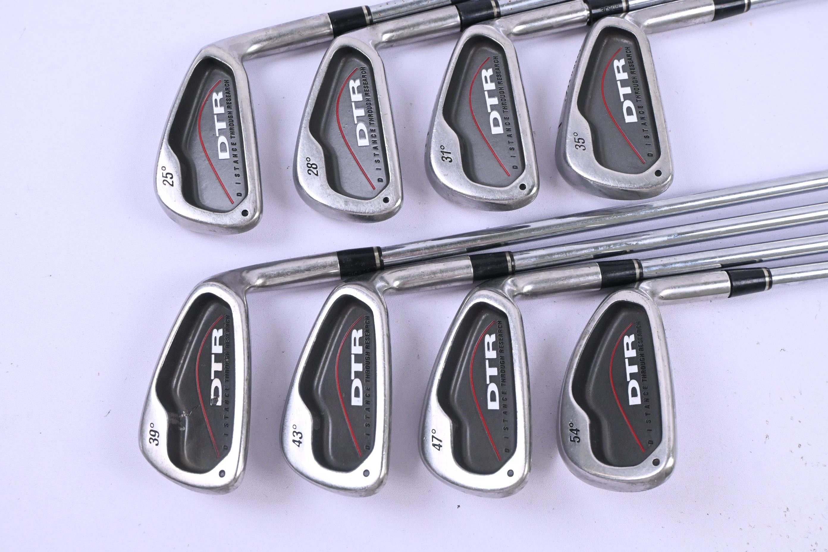 Left Hand Titleist DTR Irons / 4-PW+SW / Regular Flex Titleist MS-309 Shafts