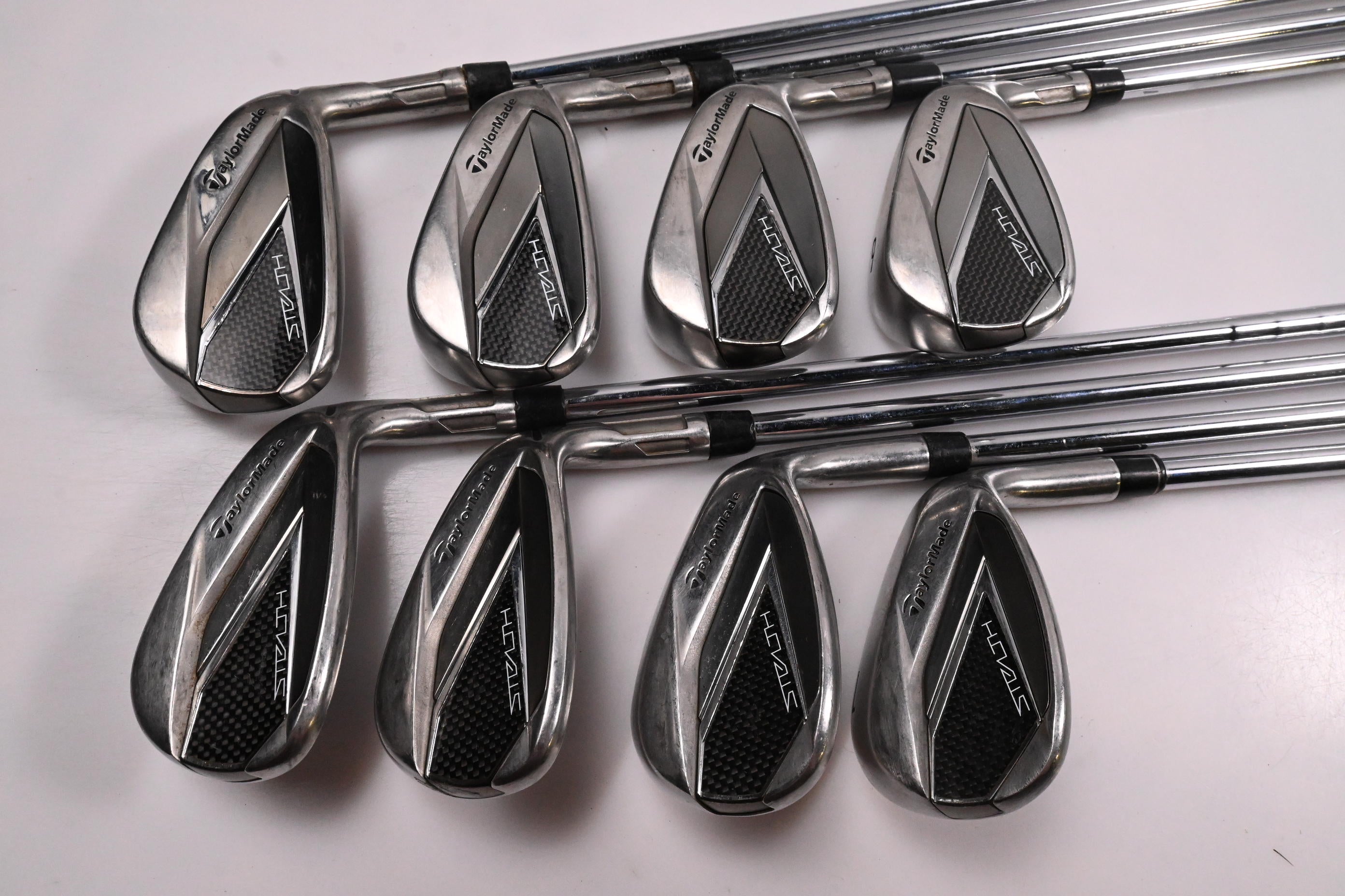 Taylormade Stealth Irons / 6-PW+GW+SW+LW / Regular Flex KBS MAX 80 Shafts