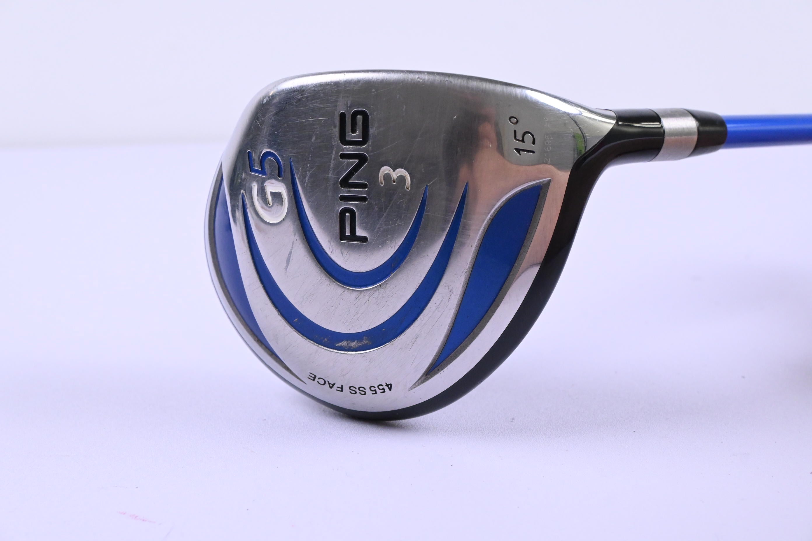 Ping G5 #3 Wood / 15 Degree / Stiff flex Grafalloy ProLaunch Blue 75 Shaft