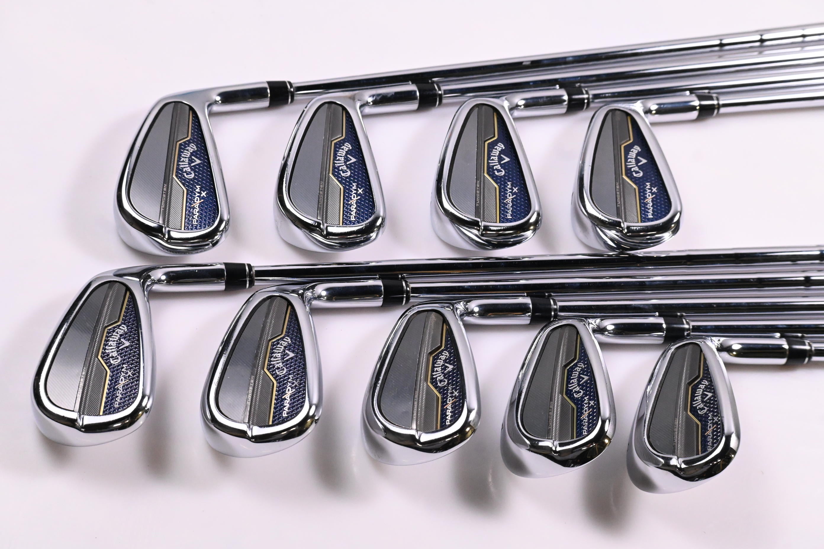 Callaway Paradym X Irons / 4-PW+GW+51° / Stiff Flex Dynamic Gold 105 S300