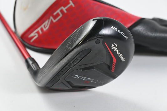 Left Hand Taylormade Stealth 2 HD #3 Hybrid / 20 Degree / Stiff Flex Speeder NX