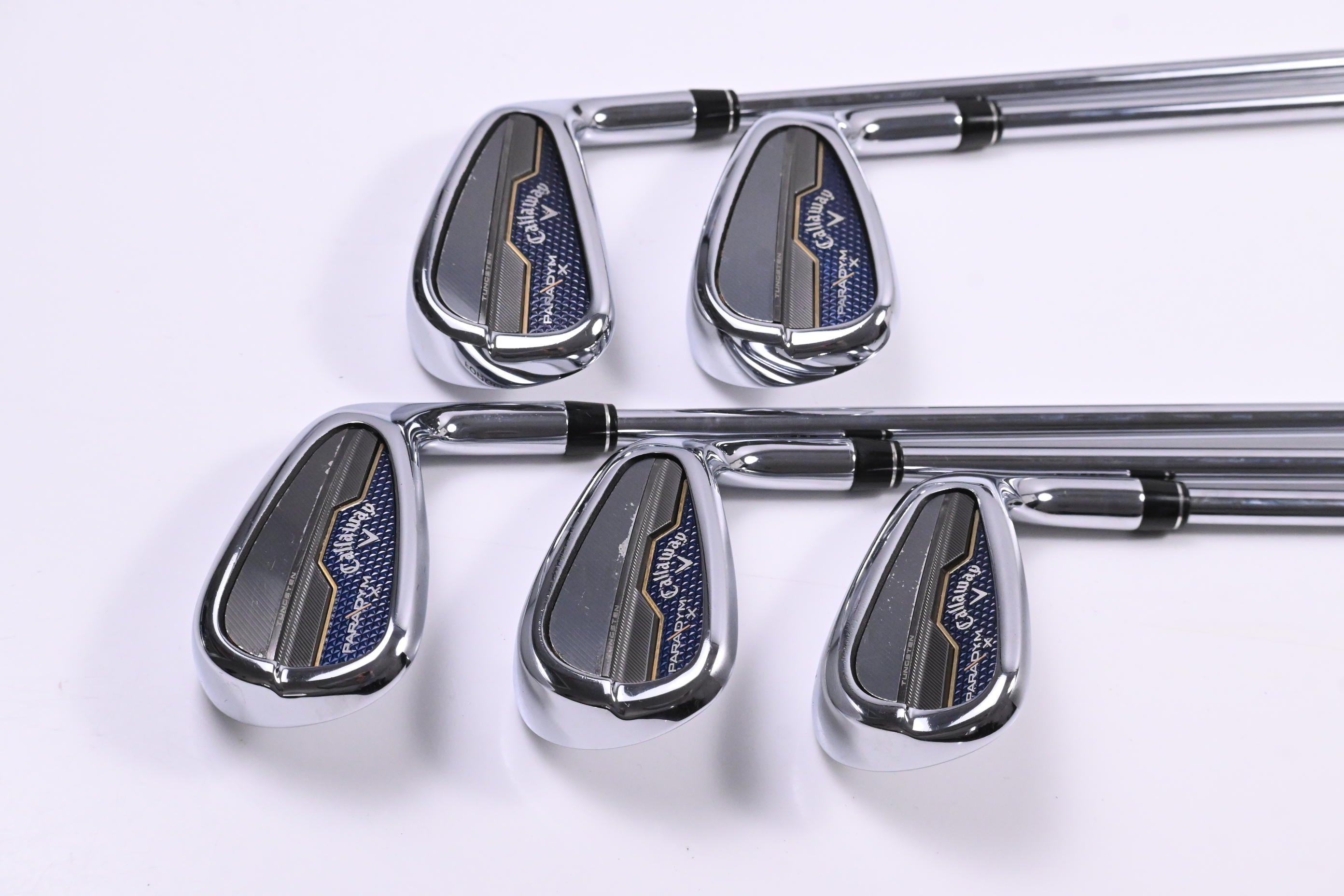Callaway Paradym X Irons / 7-PW+GW / Regular Flex Elevate MPH 85 Shafts