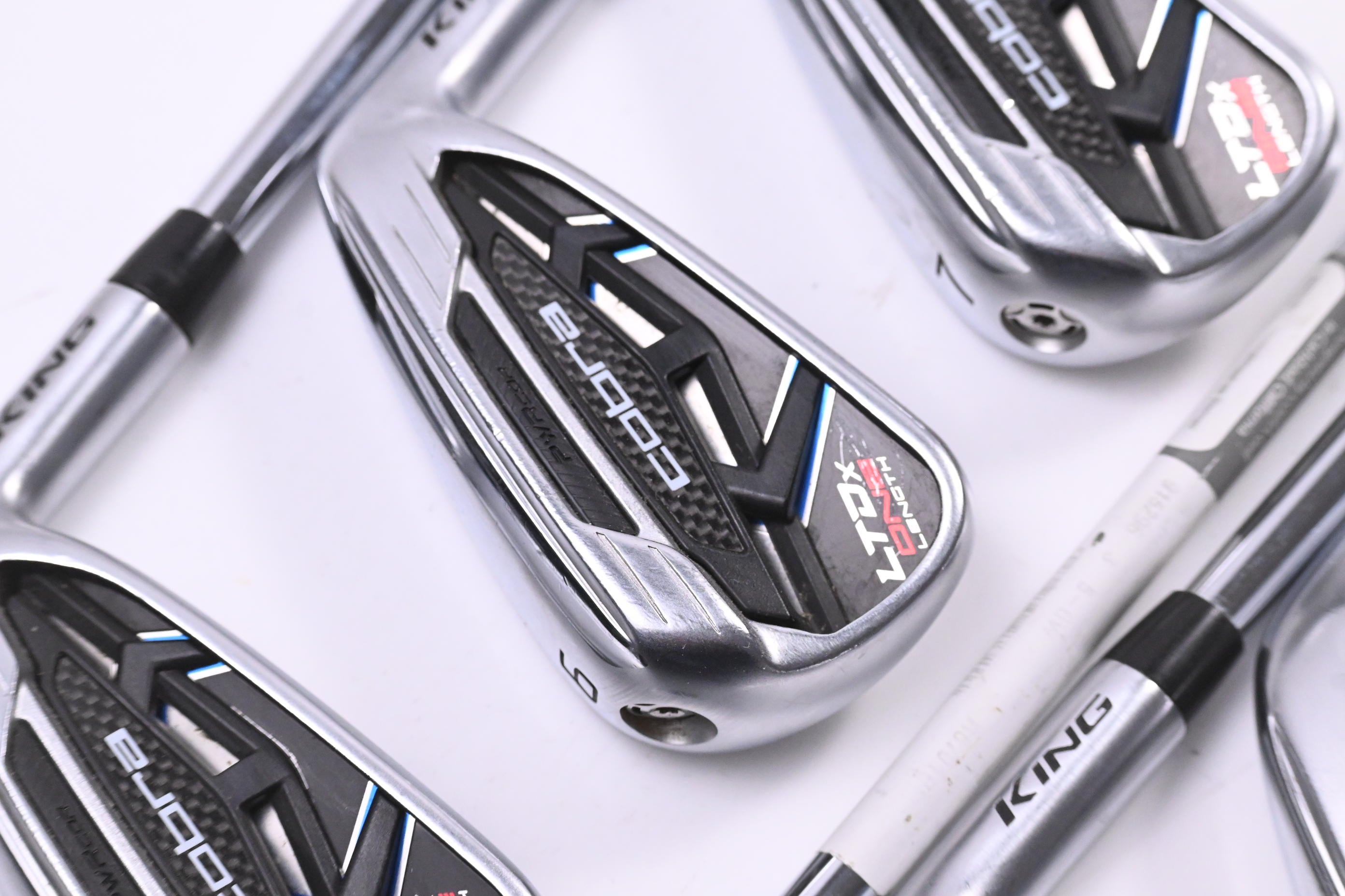 Cobra LTDx One Length Irons / 5-PW+GW / Stiff Flex KBS Tour 80 Shafts