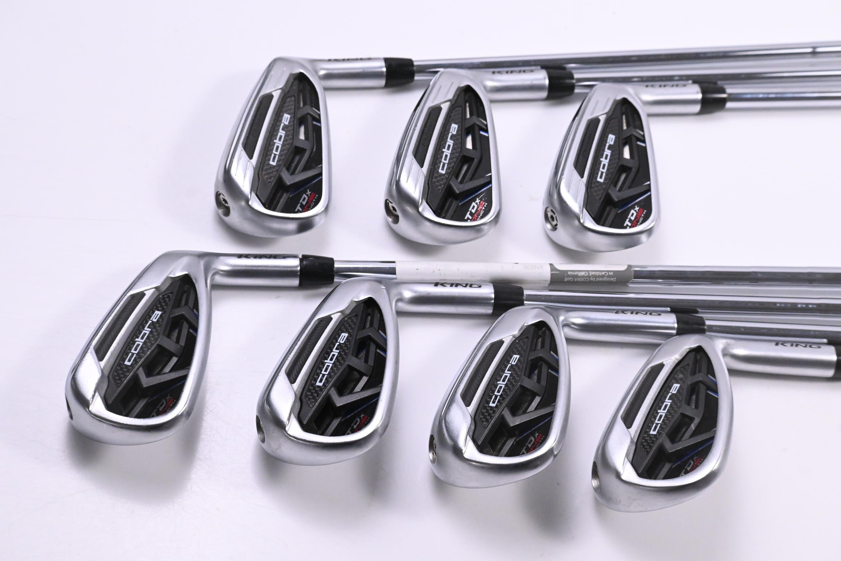 Cobra LTDx One Length Irons / 5-PW+GW / Stiff Flex KBS Tour 80 Shafts