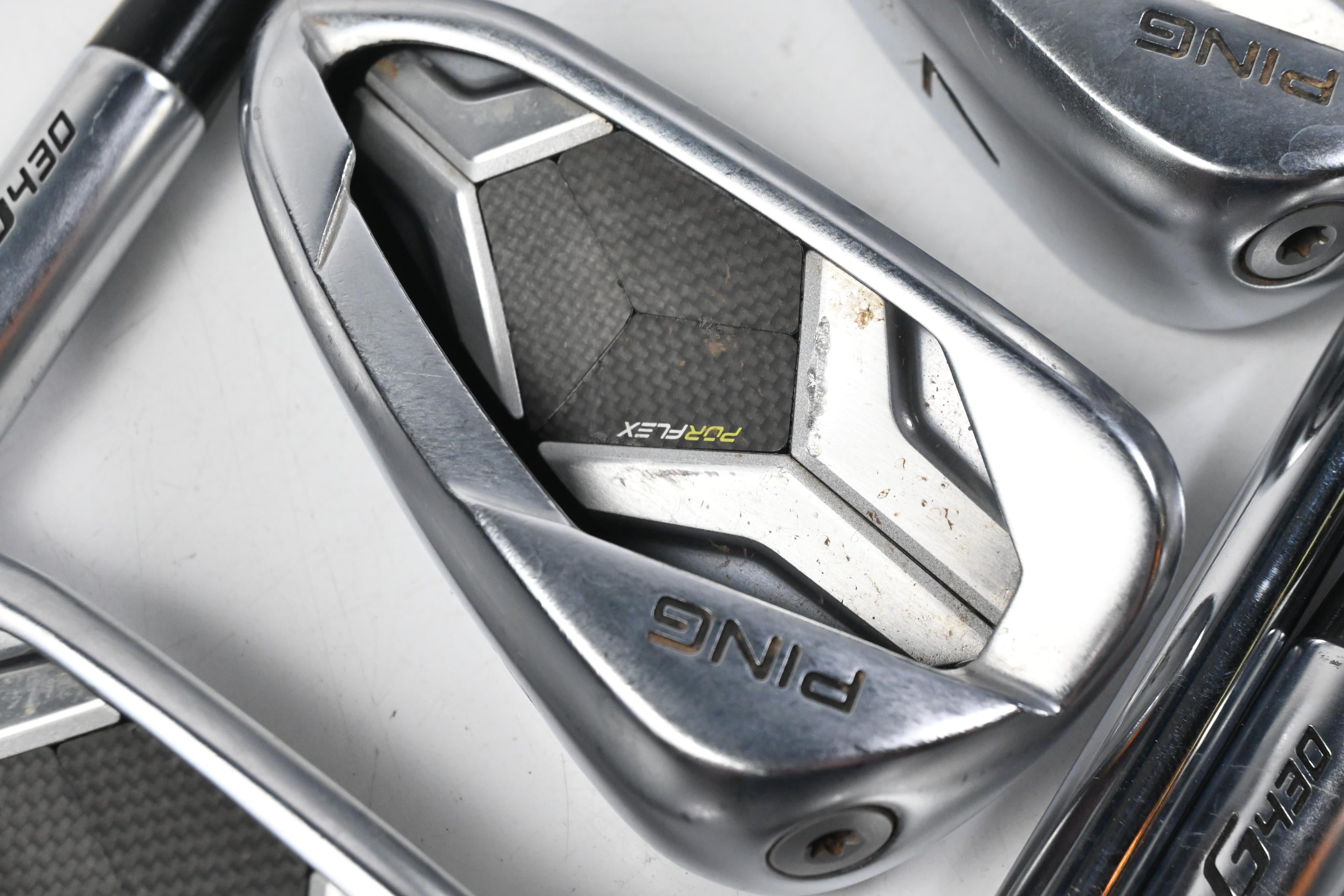 Ping G430 Irons / 5-PW+GW / Orange Dot / Regular Flex N.S.Pro Modus 3 Tour 105