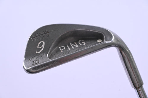Ping Karsten III #9 Iron / Green Dot / Stiff Flex Ping Karsten Shaft
