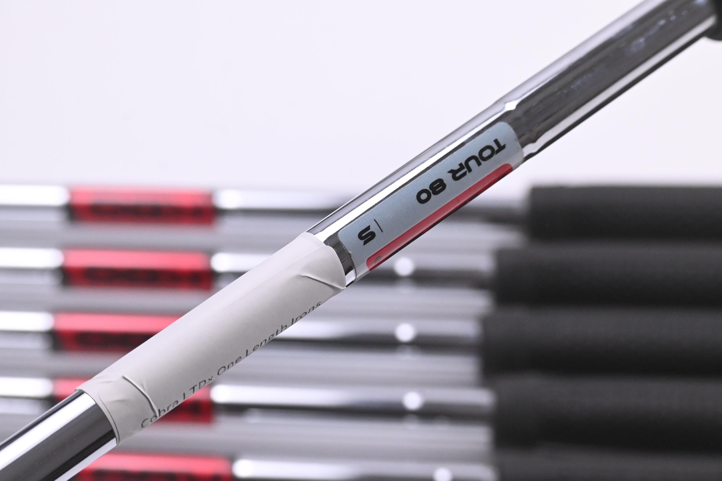 Cobra LTDx One Length Irons / 5-PW+GW / Stiff Flex KBS Tour 80 Shafts