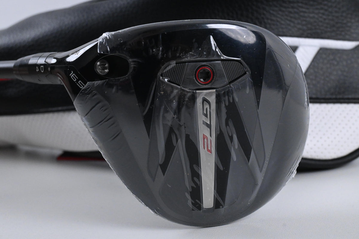 Left Hand Titleist GT2 #3 Wood / 16.5 Degree / Stiff Flex HZRDUS Gen5 Black 70