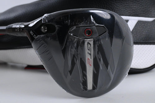 Left Hand Titleist GT2 #3 Wood / 16.5 Degree / Stiff Flex HZRDUS Gen5 Black 70