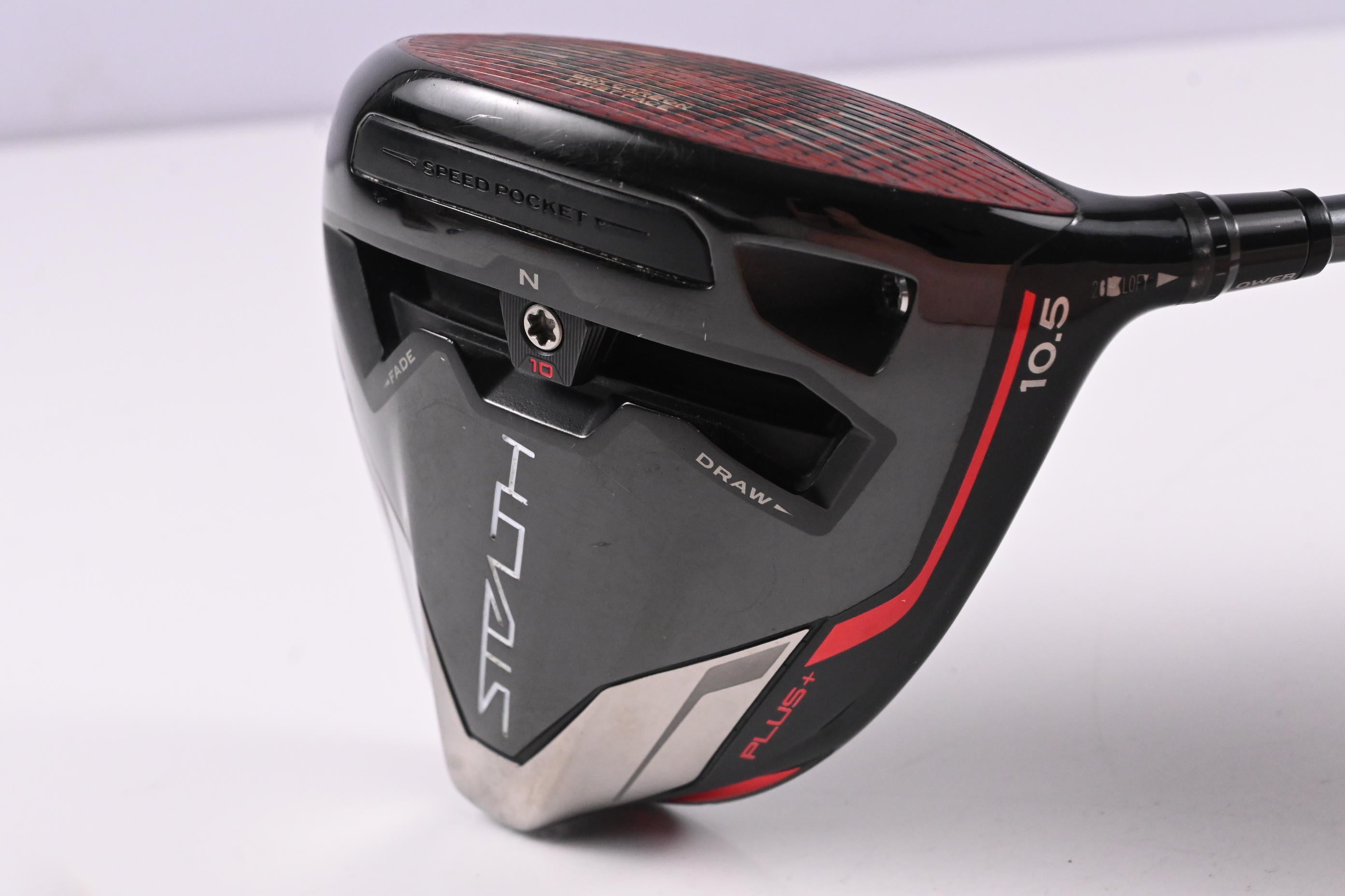 Taylormade Stealth Plus Driver / 10.5 Degree / X-Flex Ozik Red Tie 70 Shaft