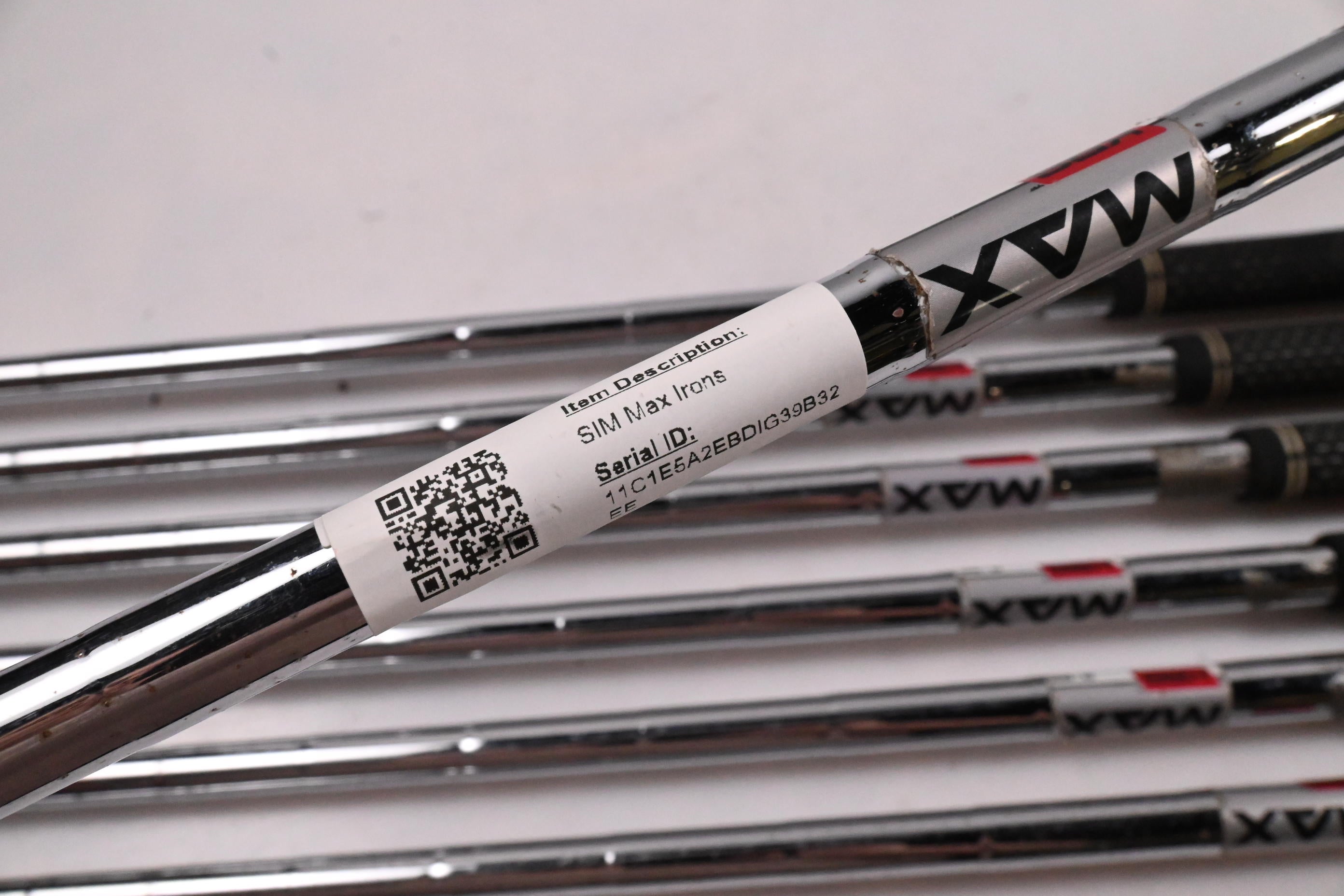Taylormade SIM Max Irons / 5-PW+SW / Regular Flex KBS MAX 85 Shafts