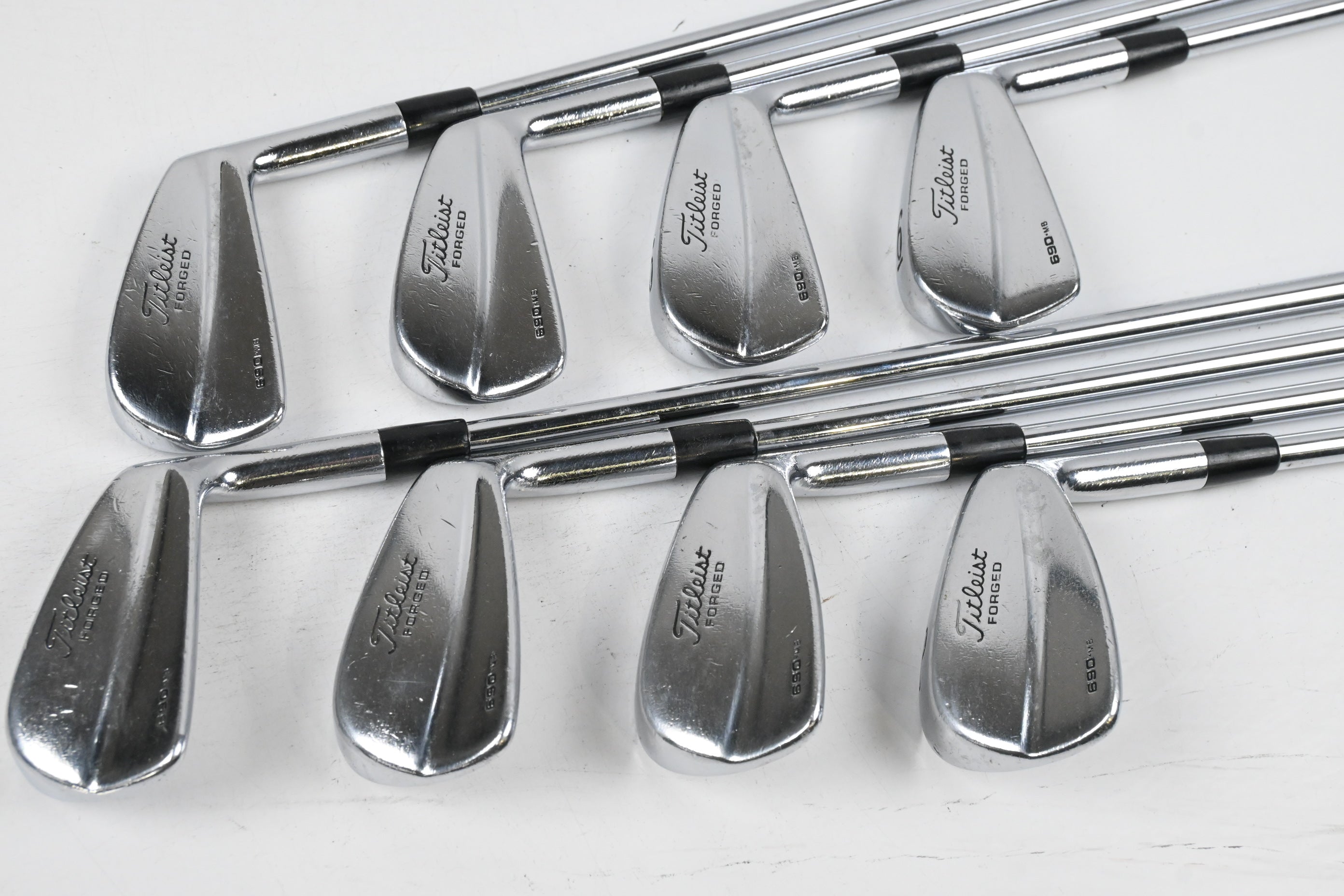 Titleist 690MB Irons / 3-PW / Stiff Flex Pure Shafts