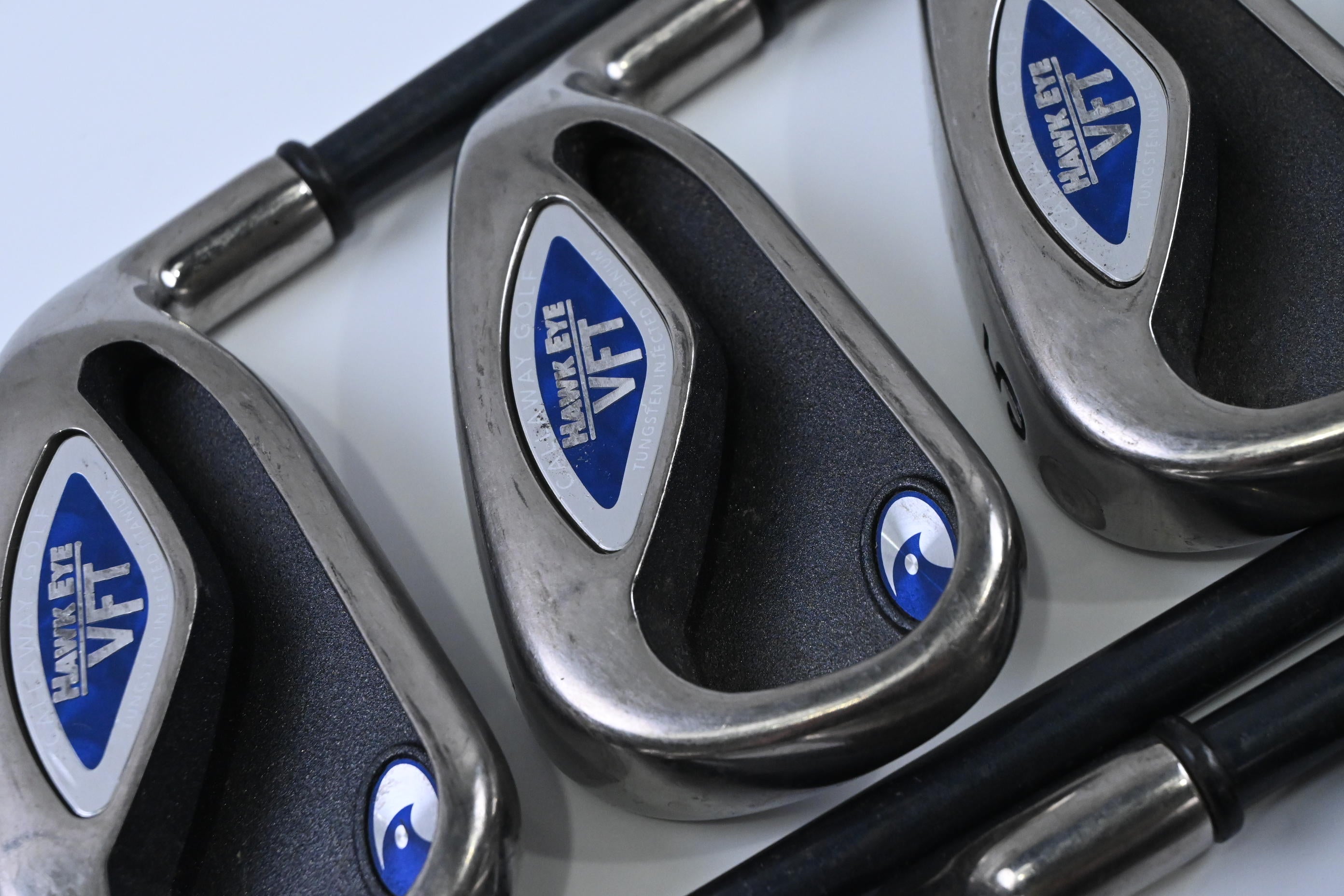 Callaway Hawk Eye VFT Irons / 3-9+SW / Firm Flex Callaway System 75 Shafts