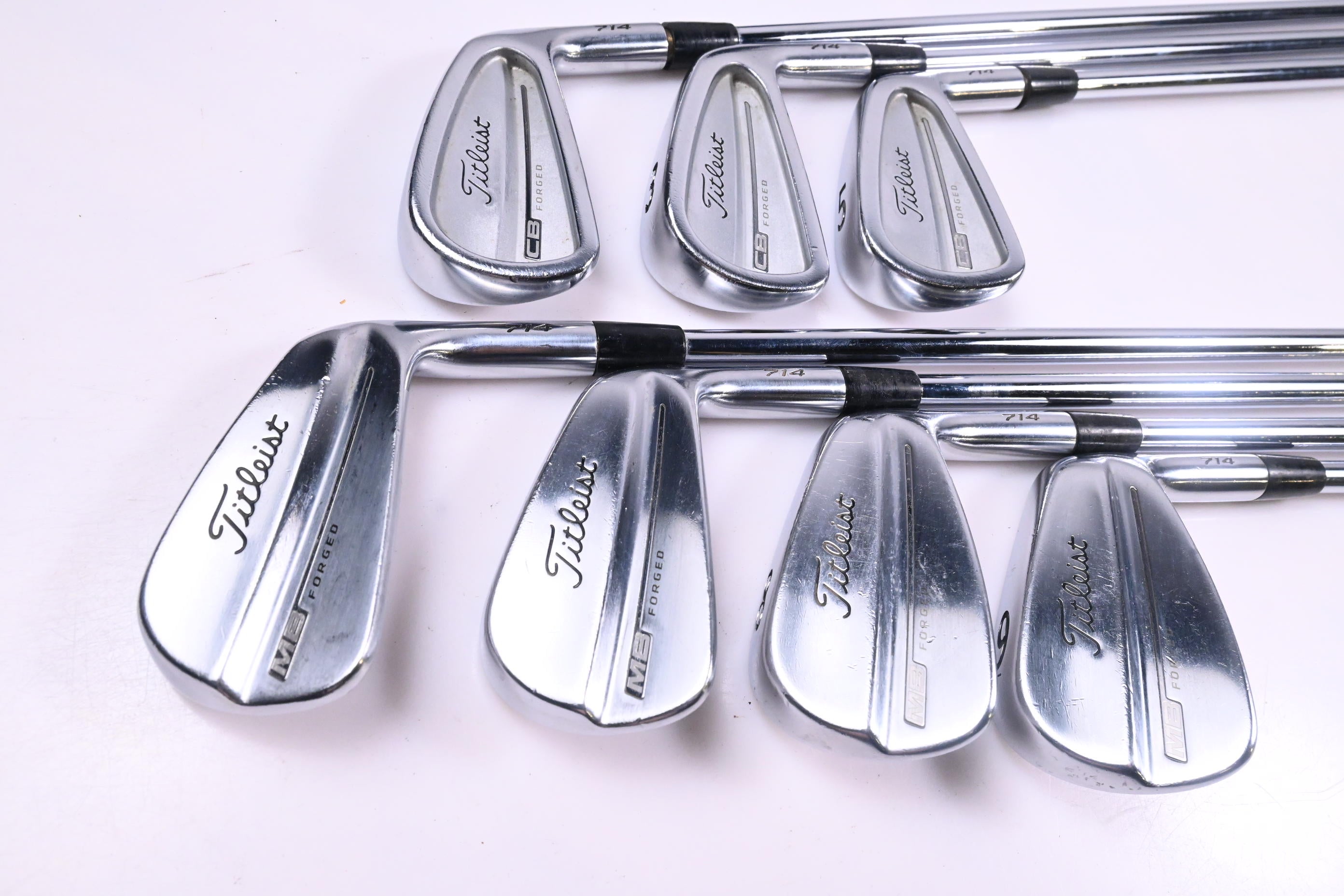 Titleist 714 MB/CB Combo Irons / 3-9i / X-Flex N.S.PRO Modus3 Tour120 Shafts