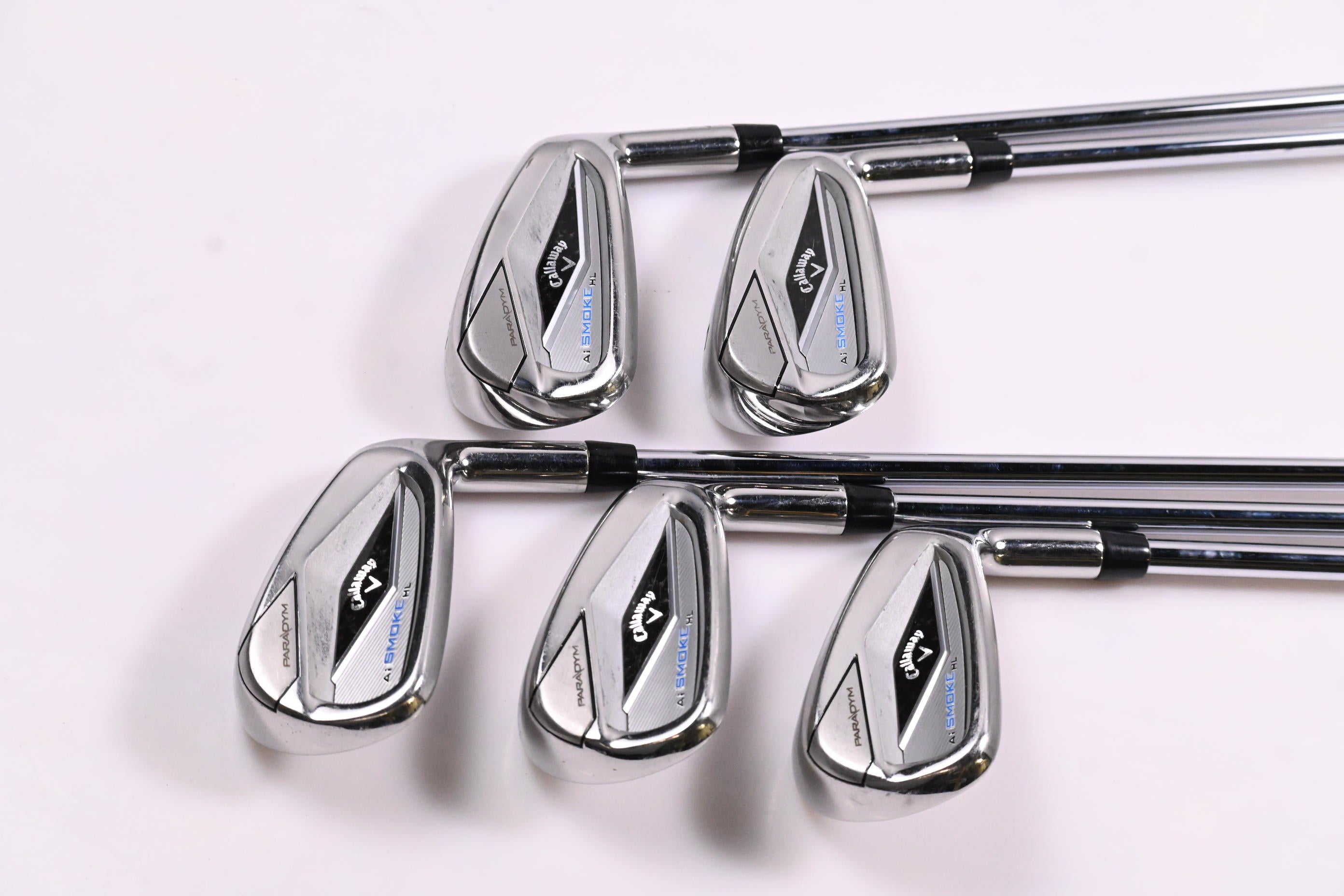 Callaway Paradym Ai Smoke HL Irons / 6-PW / Regular Flex Elevate MPH 85 Shafts