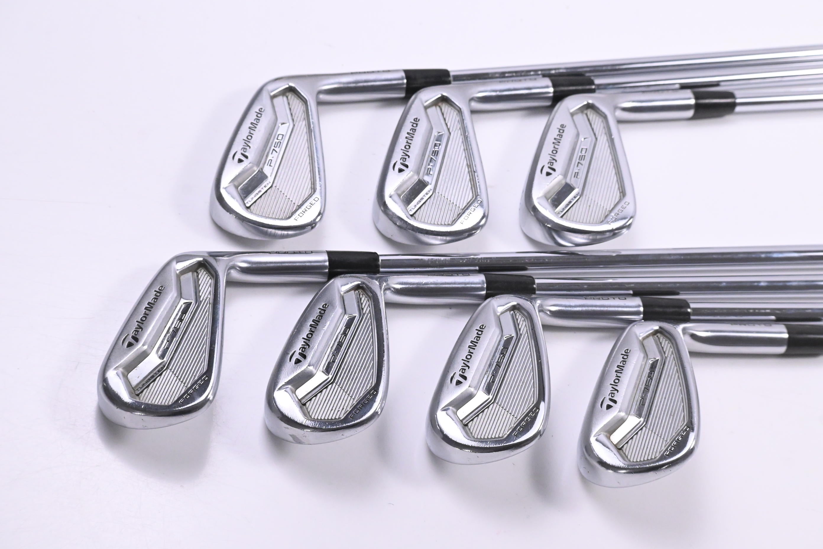 Taylormade P750 Irons / 4-PW / Stiff Flex FCM Rifle Flighted Precision Shafts