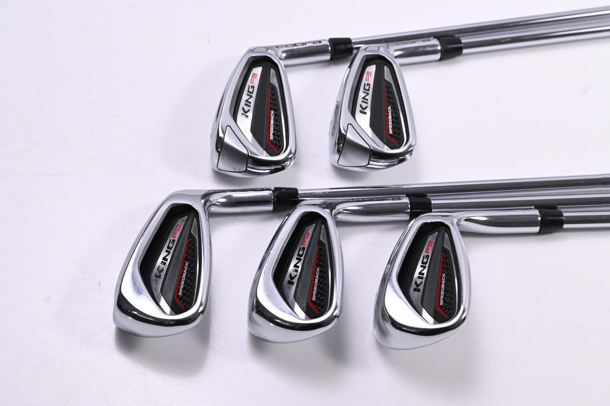 Cobra King F9 Irons / 6-PW / Regular Flex KBS Tour 90 Steel Shafts