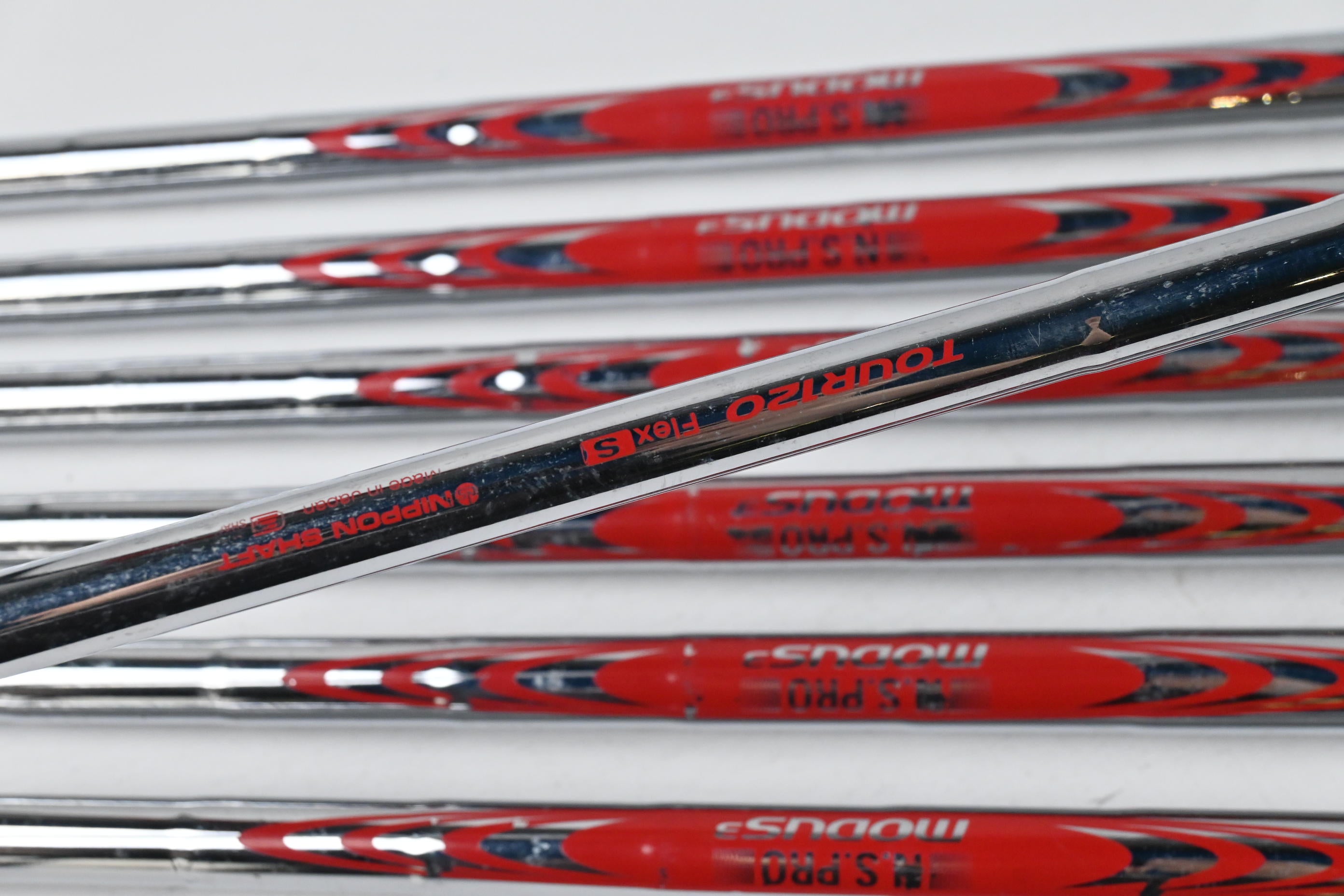 Mizuno Pro 243 Irons / 5-PW+GW / Stiff Flex N.S.Pro Modus 3 Tour 120 Shafts