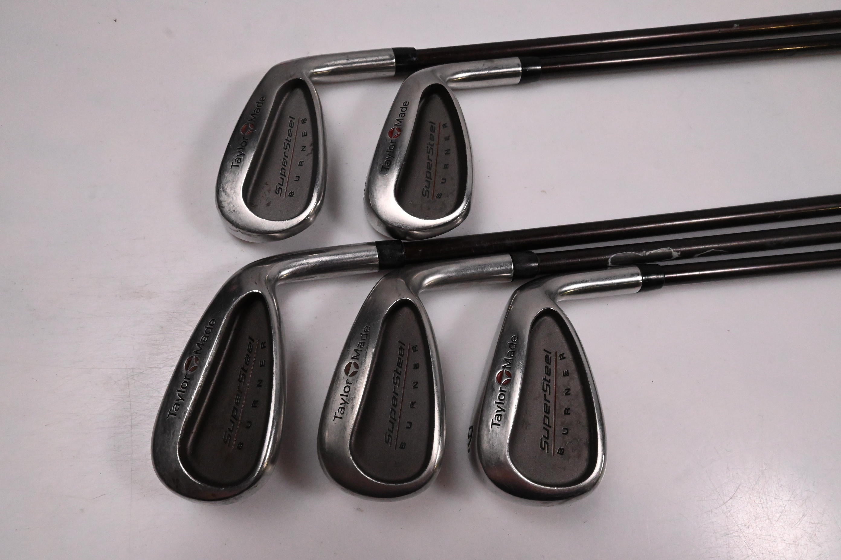 Taylormade Supersteel Irons / 5-9i / Regular Flex Taylormade Bubble 80 Shafts