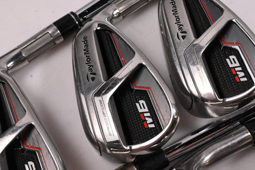 Taylormade M6 Irons / 7-PW+GW+SW+LW / Regular Flex XP 100 R300 Shafts