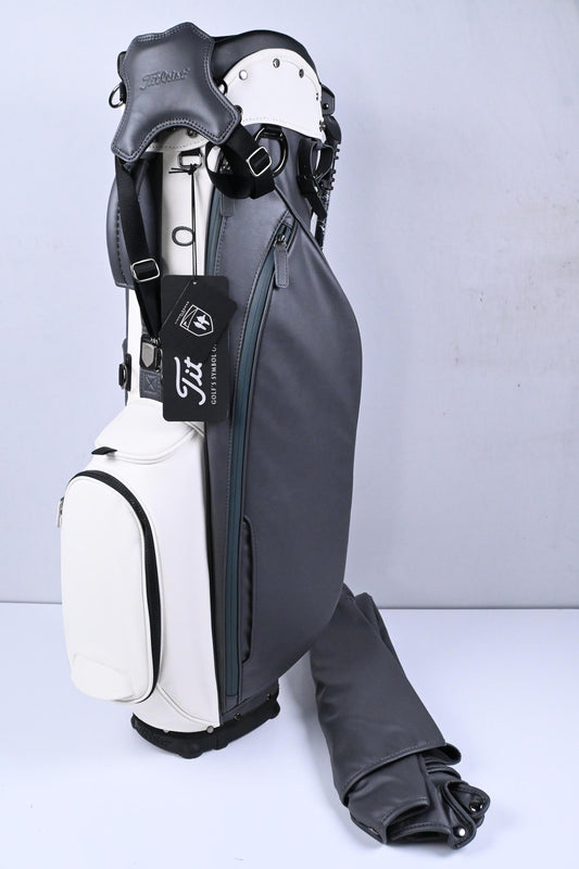 Titleist Legend Stand Bag / 4-Way Divider / Cream, Grey