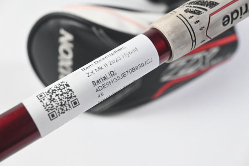Srixon ZX Mk II 2023 #4 Hybrid / 22 Degree / Regular Flex HZRDUS Smoke Red RDX