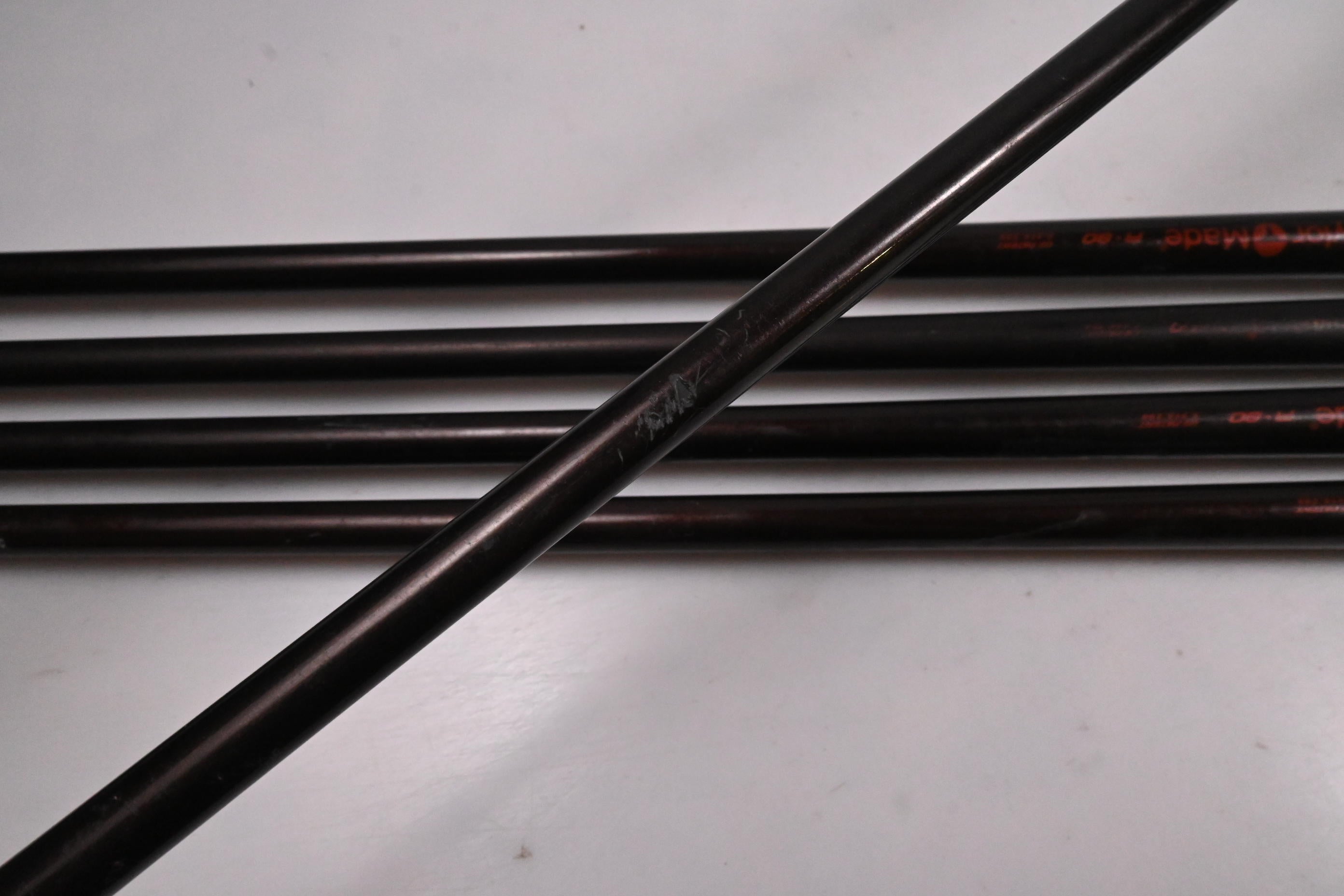 Taylormade Supersteel Irons / 5-9i / Regular Flex Taylormade Bubble 80 Shafts