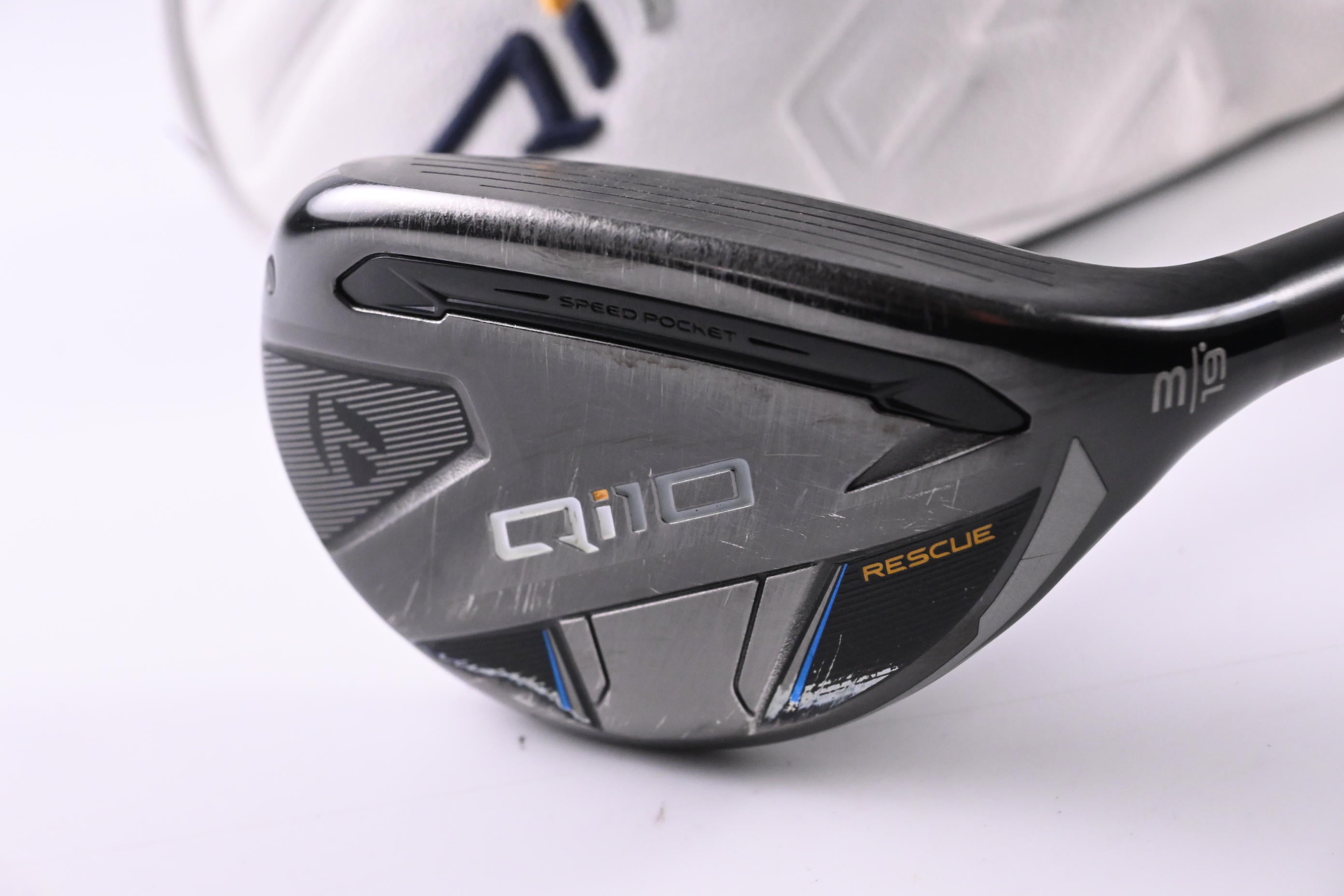 Taylormade Qi10 #3 Hybrid / 19 Degree / Stiff Flex Ventus TR Blue 7 Shaft