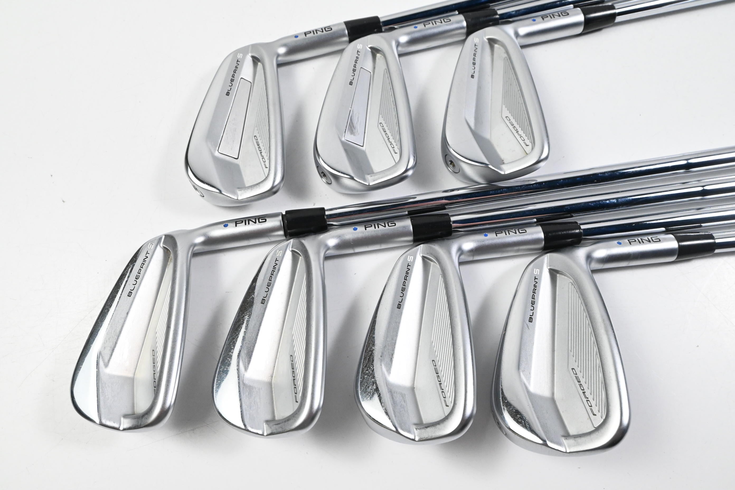 Ping Blueprint S Irons / 4-PW / Blue Dot / X-Flex Dynamic Gold X100 Shafts