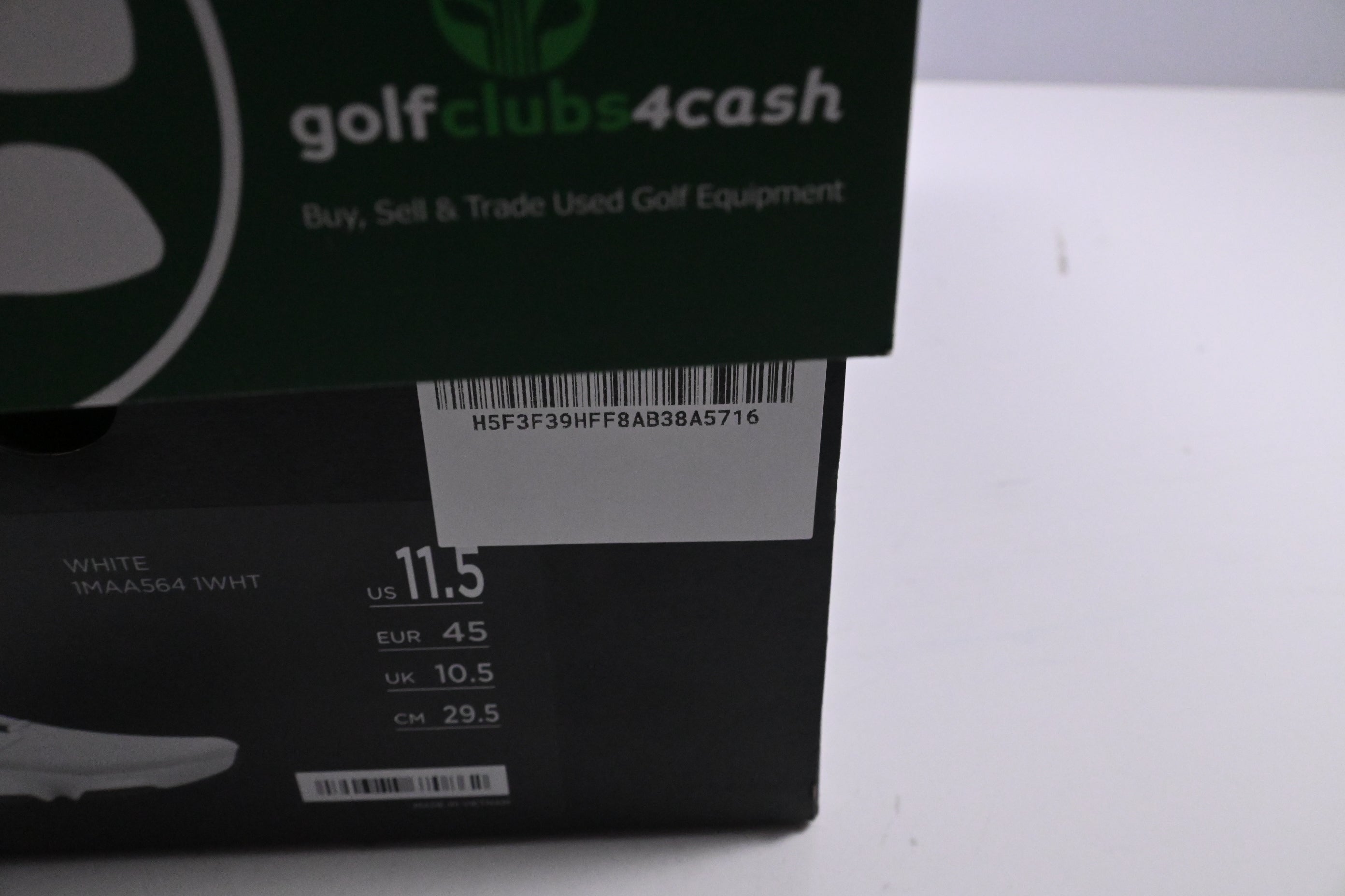 Travis Matthews The Ringer II Golf Shoes / Size UK 10.5 / White