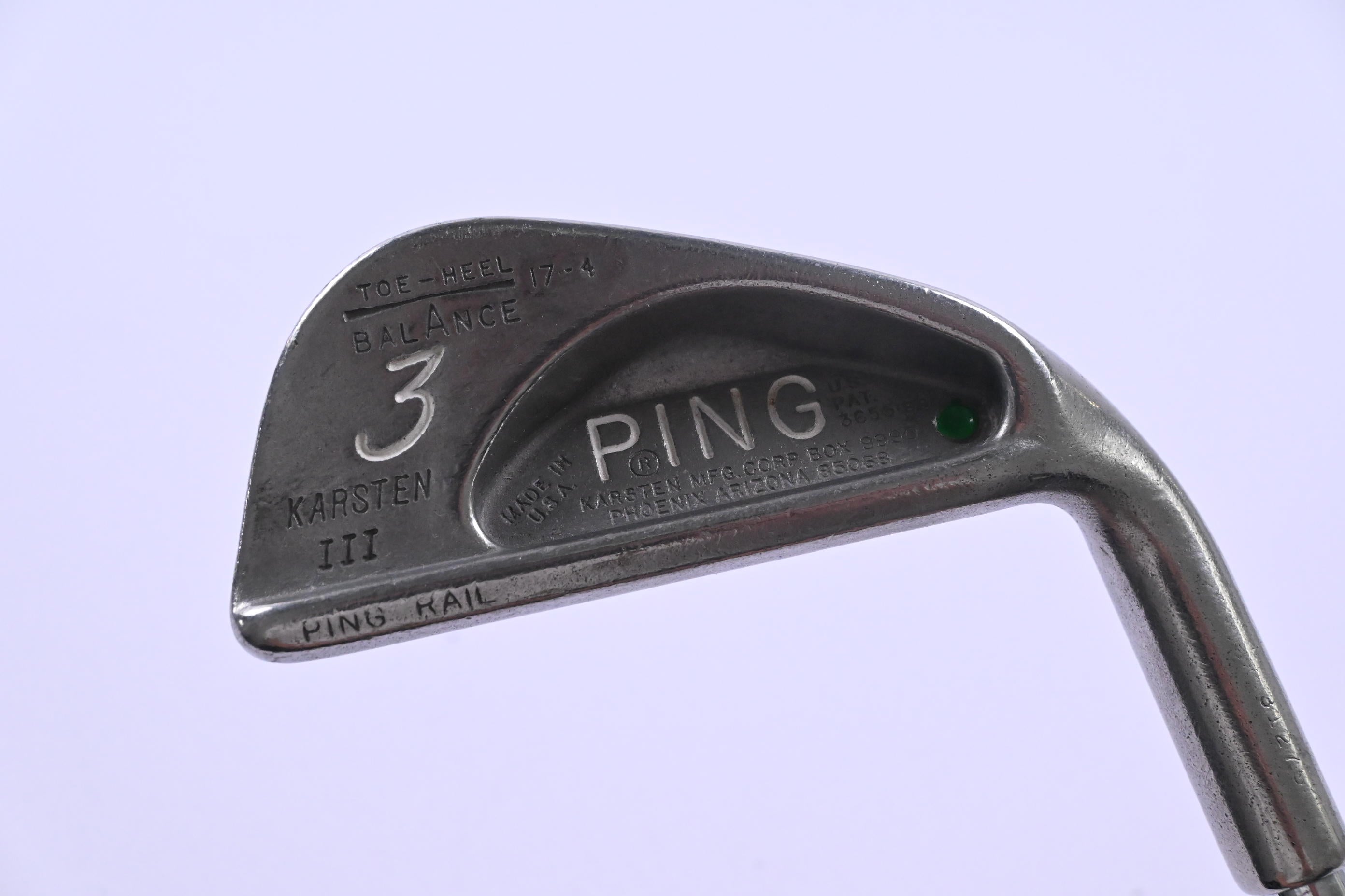 Ping Karsten III #3 Iron / 21.5 Degree / Green Dot / Stiff Flex Ping Karsten Shaft
