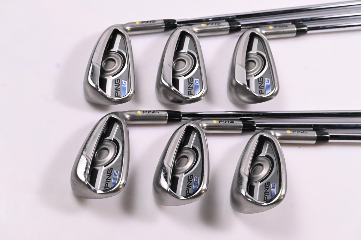 Ping G Series Irons / 5-PW / Yellow Dot / Regular Flex Ping AWT 2.0 Shafts