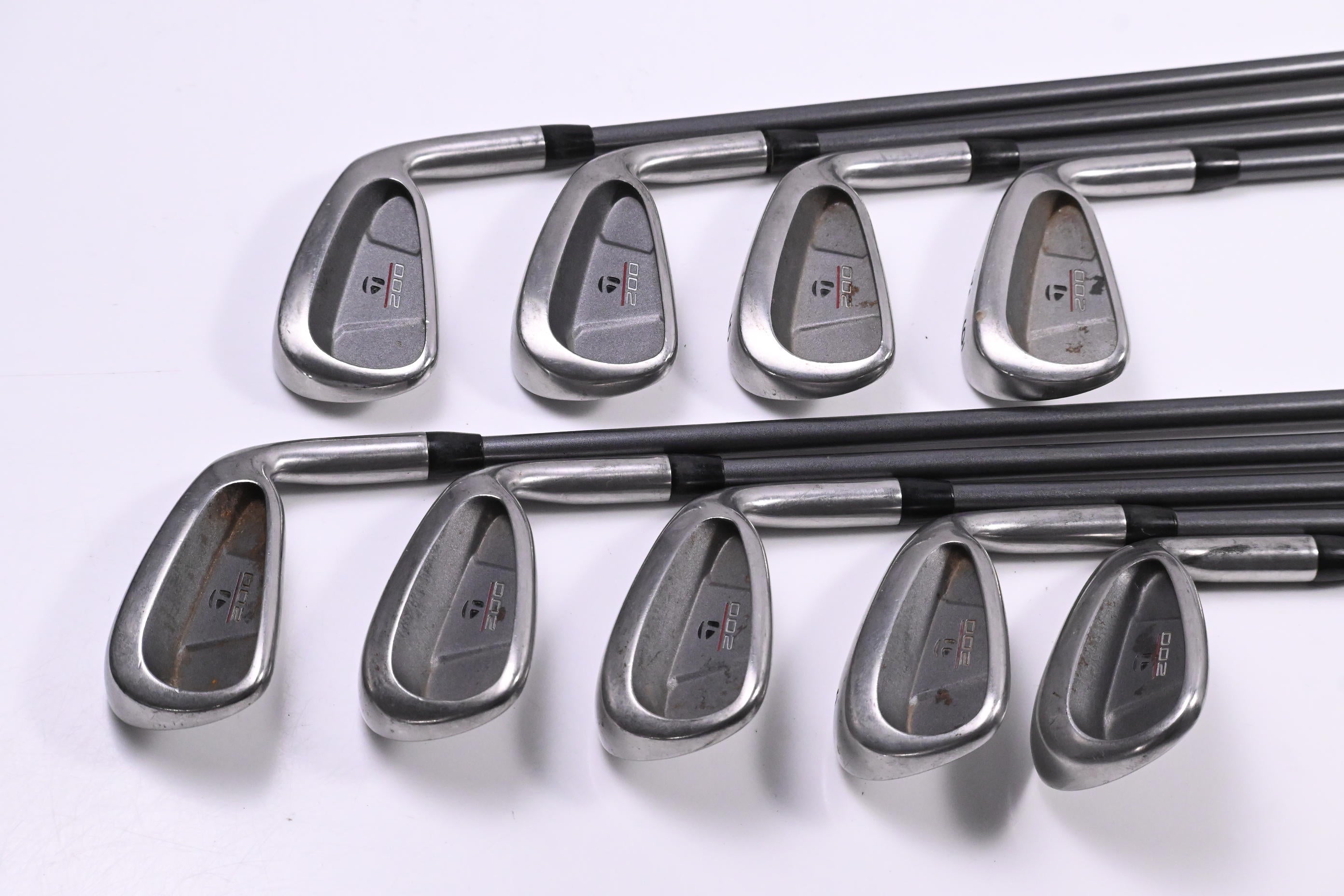 Taylormade 200 Steel Irons / 3-PW+SW / Regular Flex Taylormade 80 Shafts
