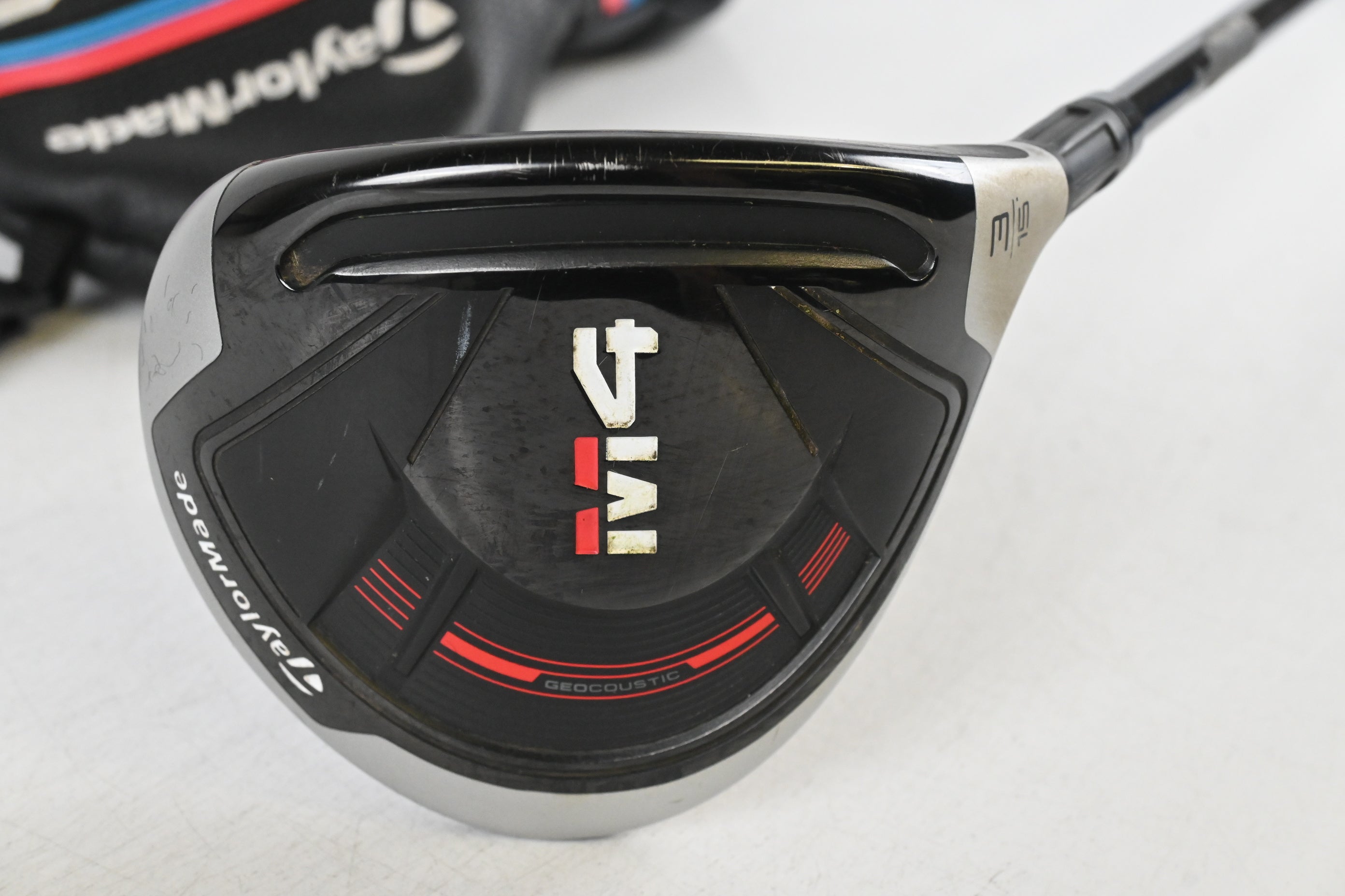 Taylormade M4 #3 Wood / 15 degree / Stiff Flex Fujikura Atmos Red 6 Shaft
