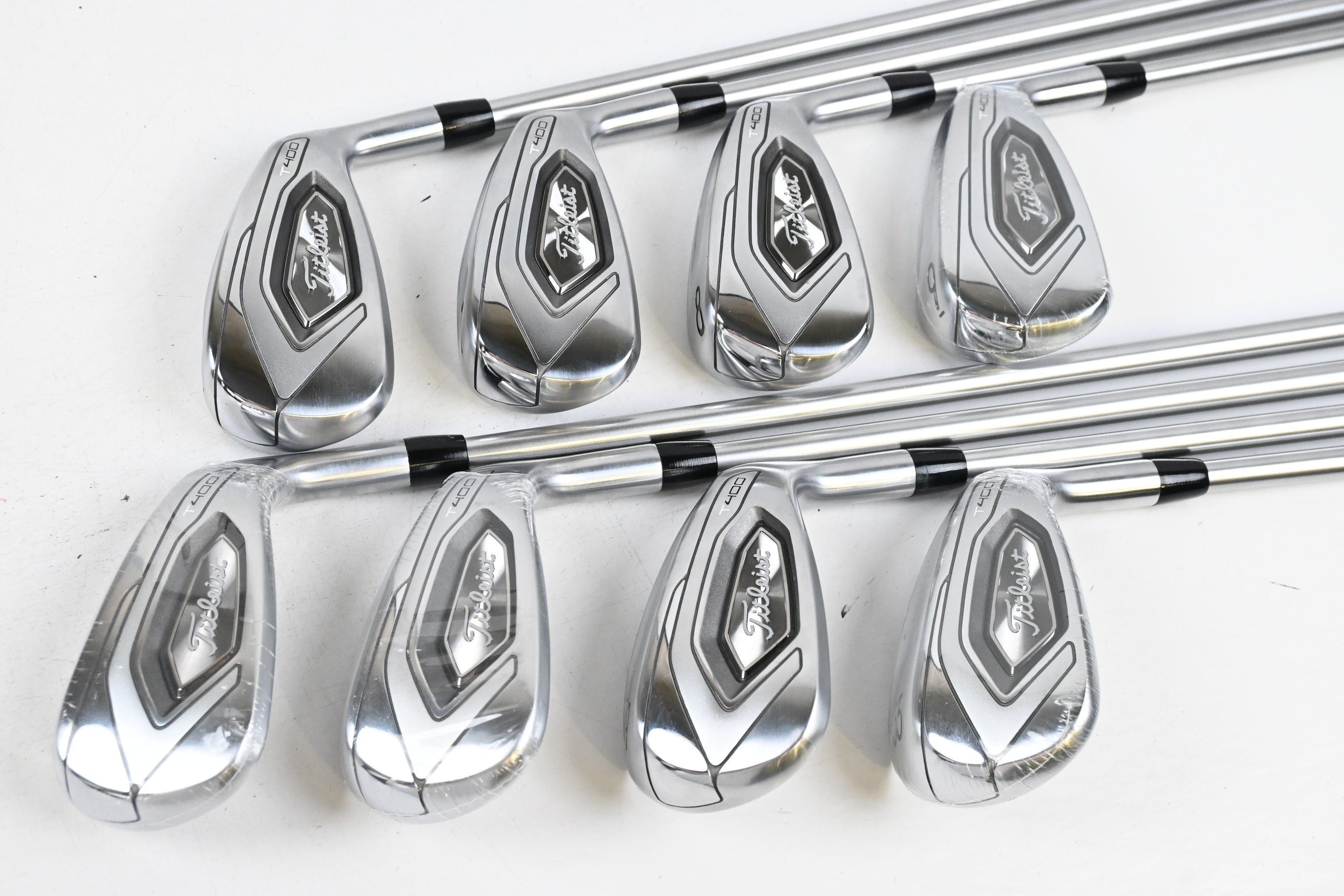 Titleist T400 2020 Irons / 6-PW+AW+GW+SW / Regular Flex Fubuki MV Series 55 Shafts