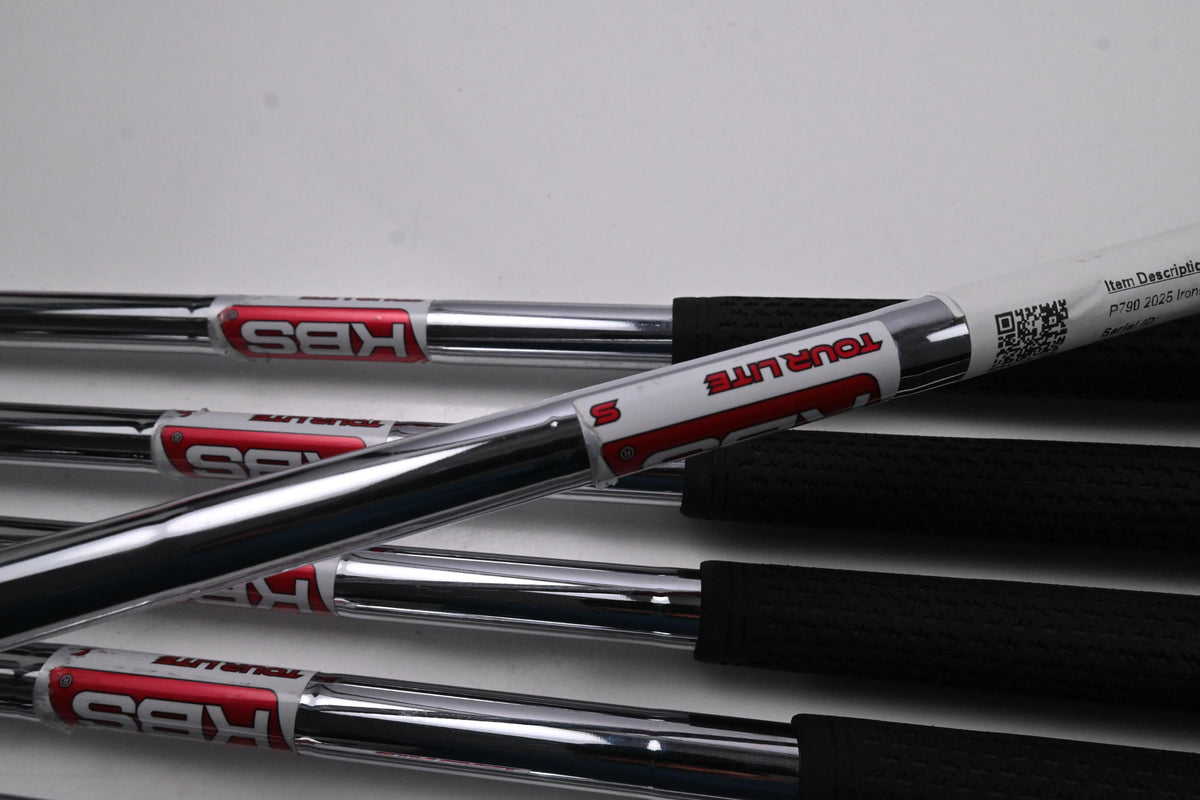 Taylormade P790 2025 Irons / 5-PW+GW / Stiff Flex KBS Tour Lite Shafts