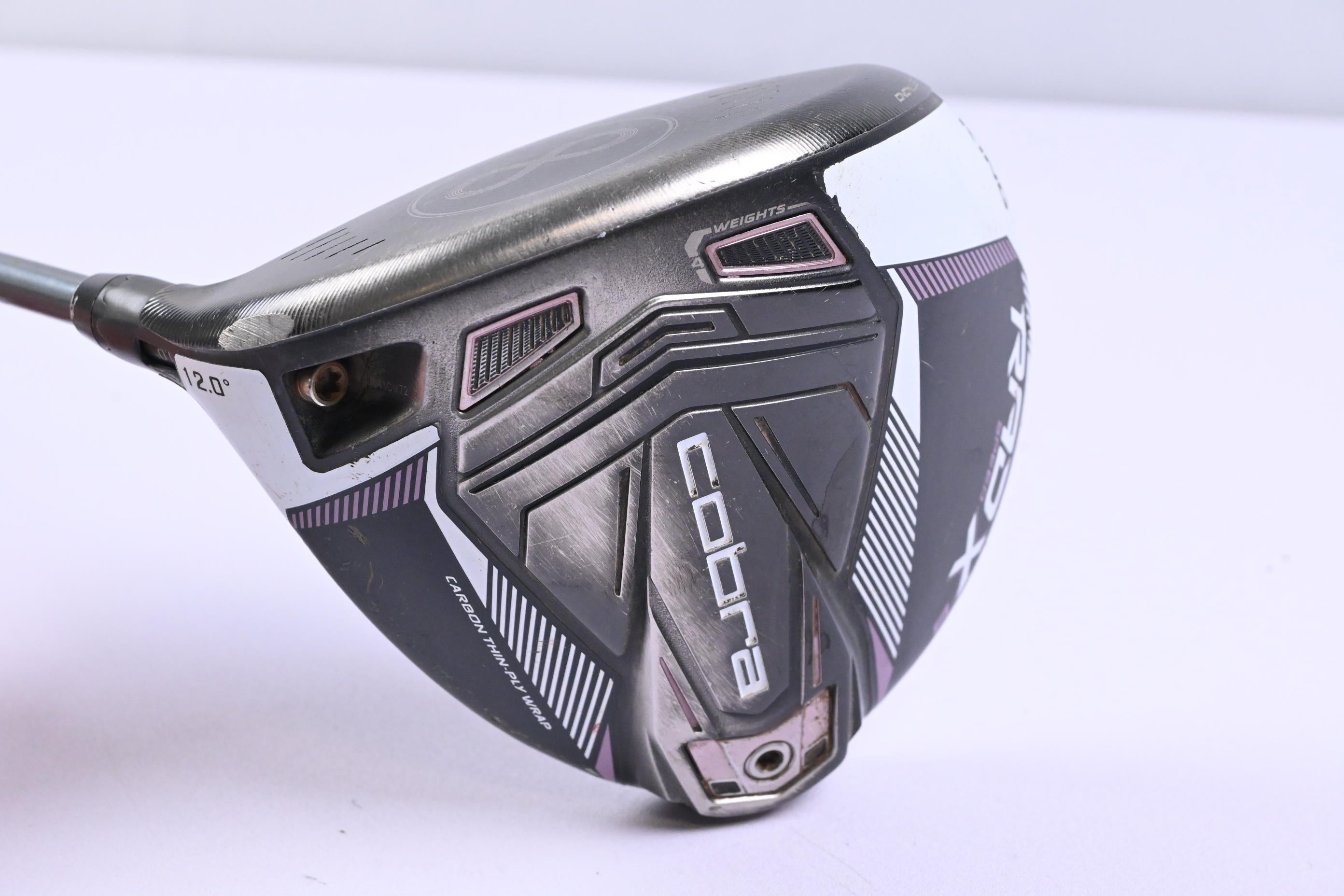 Left Hand Cobra King Radspeed XB Driver / 12 Degree / Ladies Flex White Tie 45