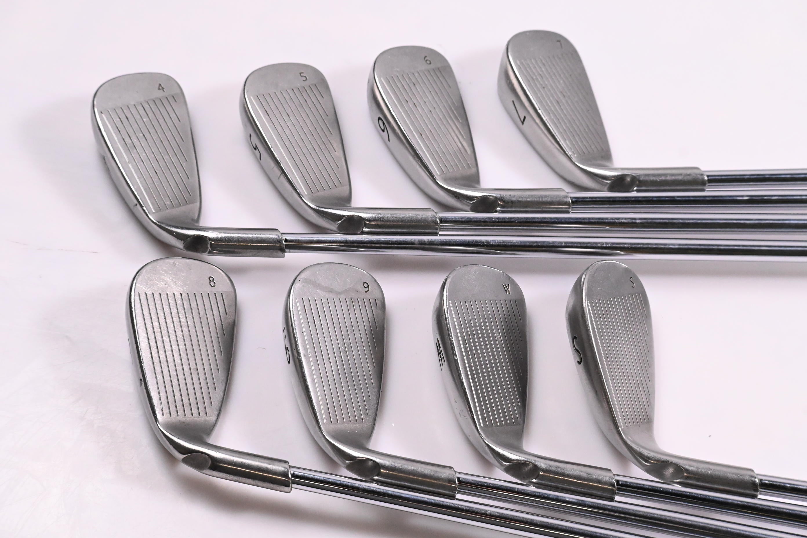 Ping G15 Irons / 4-PW+SW / White Dot / Regular Flex Steel Shafts