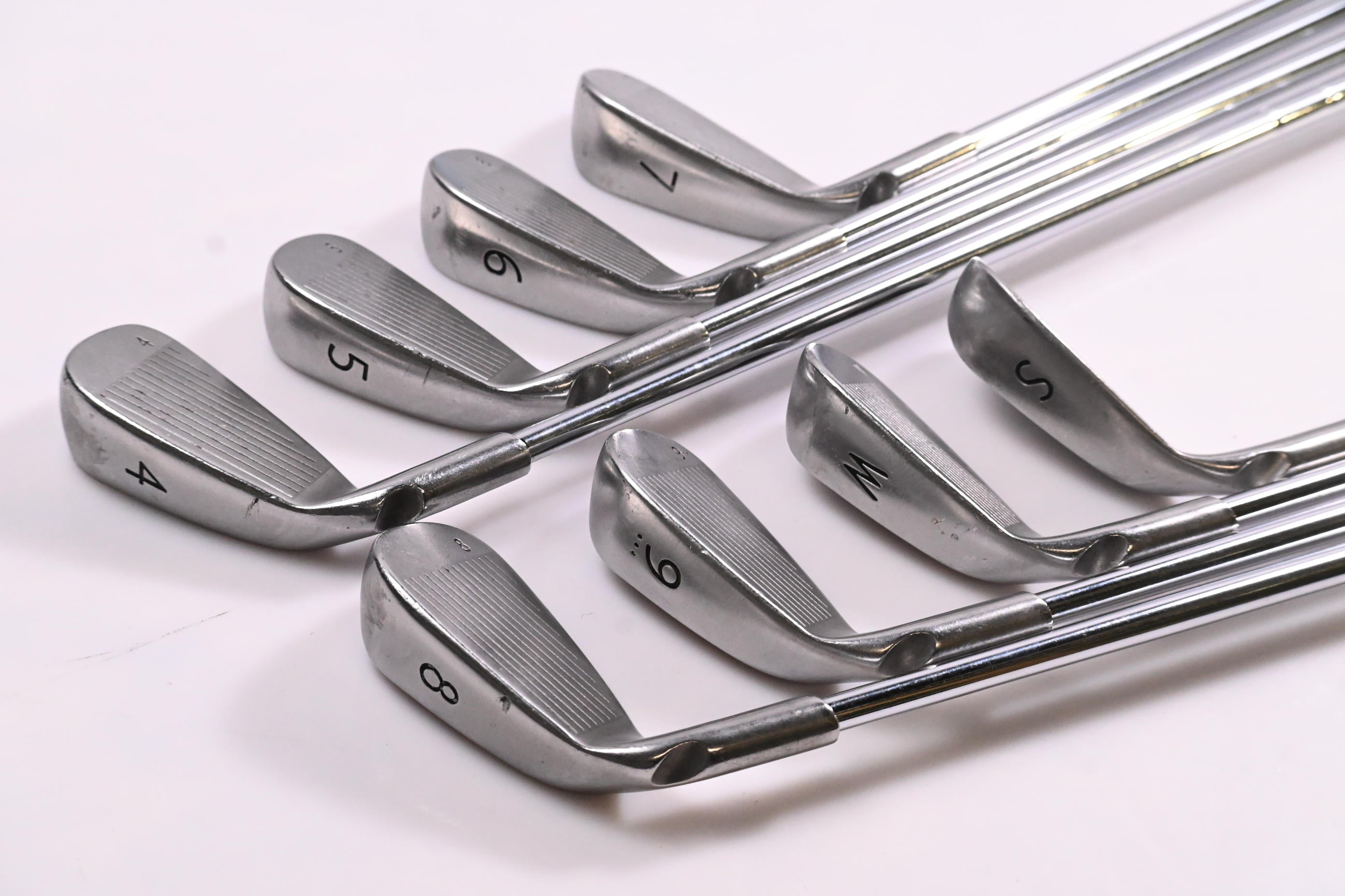 Ping G15 Irons / 4-PW+SW / White Dot / Regular Flex Steel Shafts