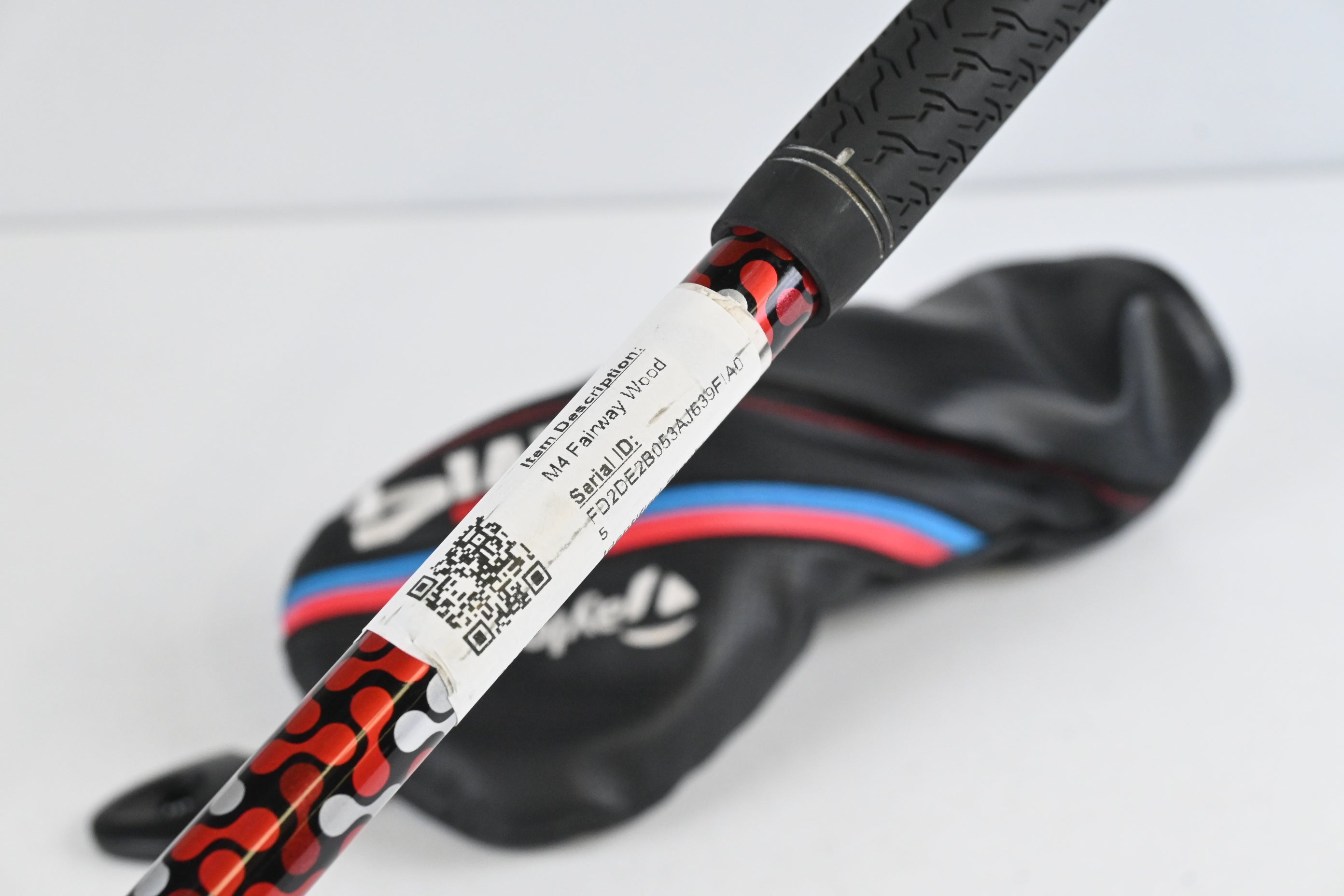 Taylormade M4 #3 Wood / 15 degree / Stiff Flex Fujikura Atmos Red 6 Shaft