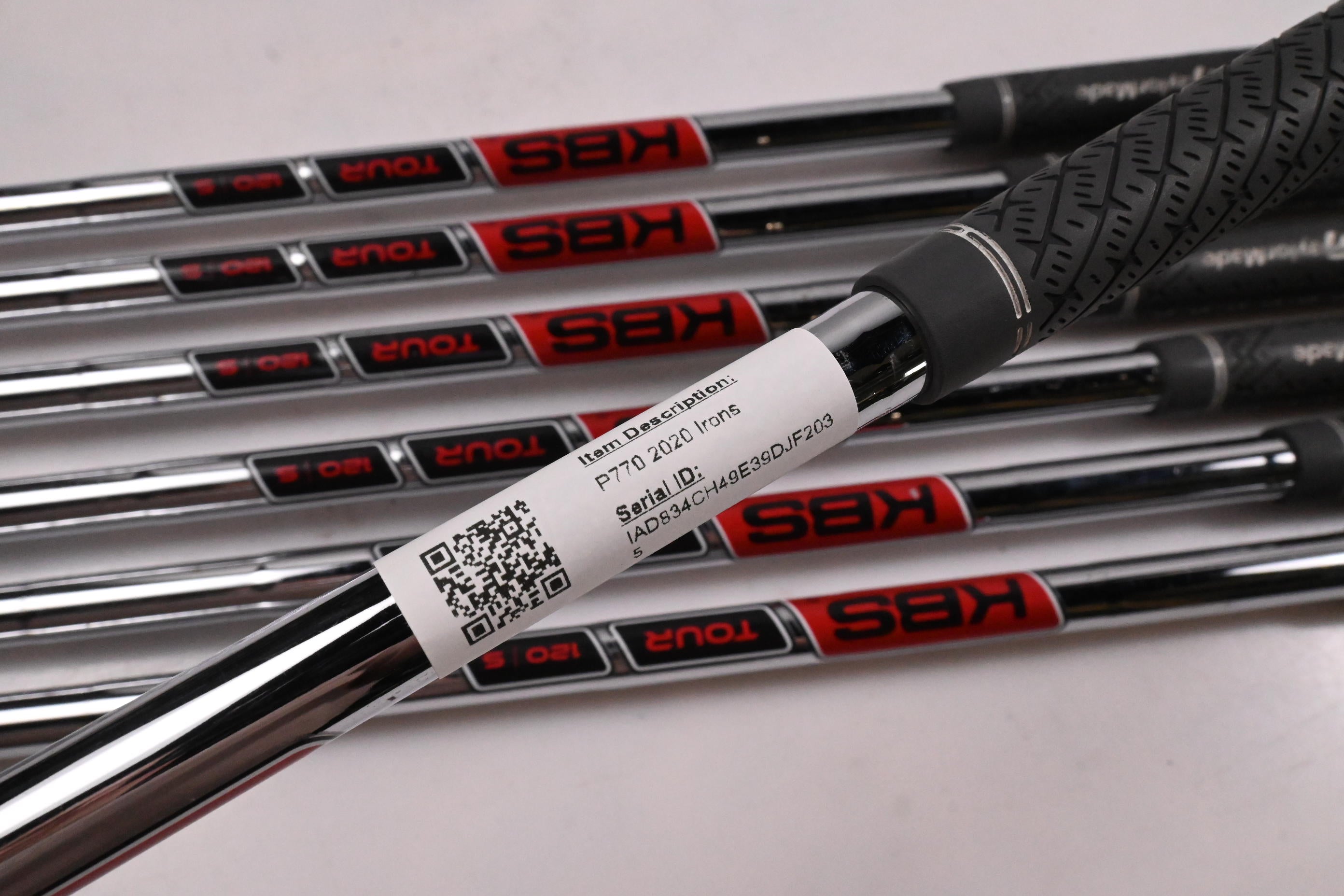 Taylormade P770 2020 Irons / 4-PW / Stiff Flex KBS Tour 120 Shafts