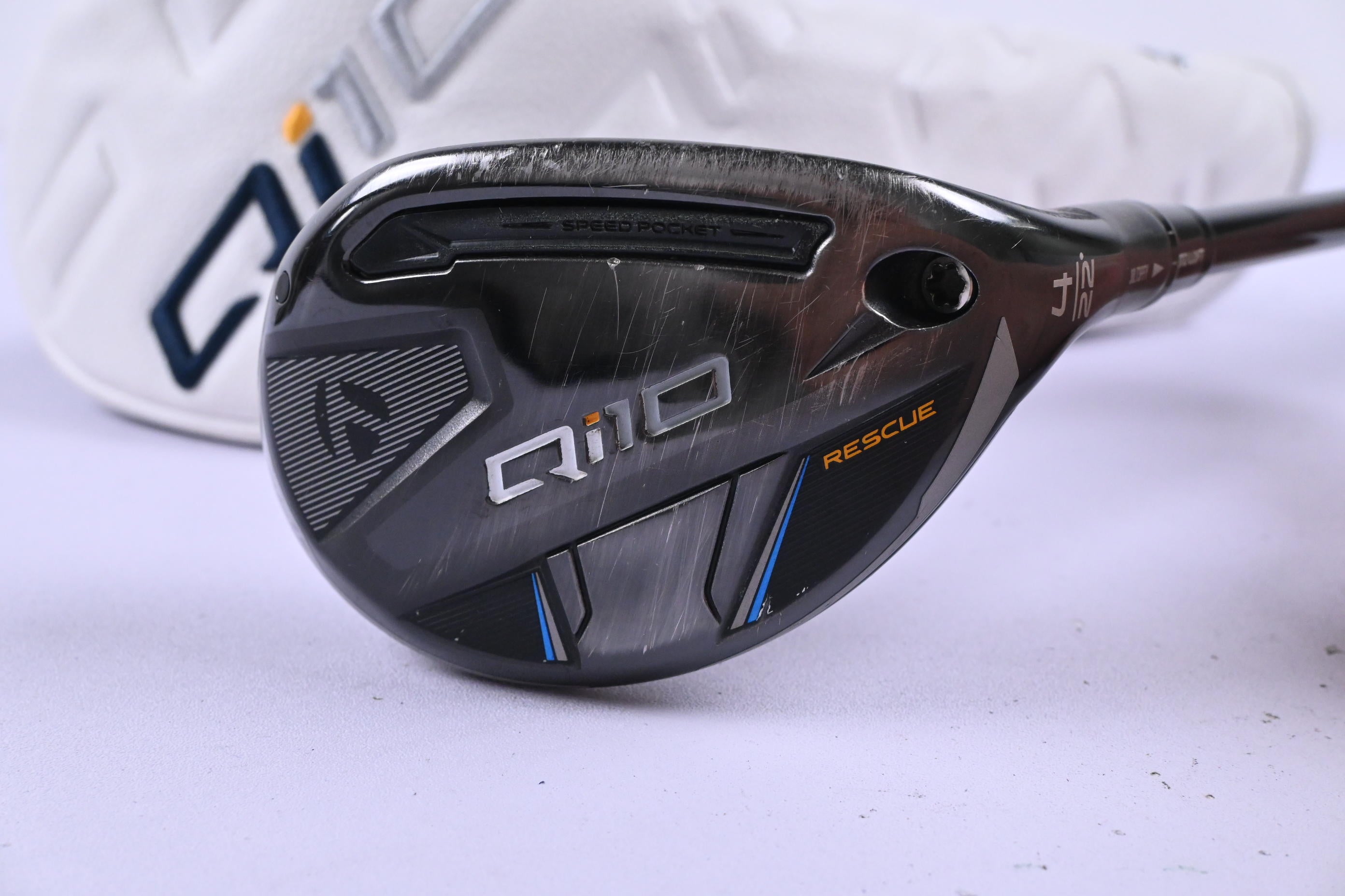 Taylormade Qi10 #4 Hybrid / 22 Degree / X-Flex HZRDUS Smoke Red RDX 70