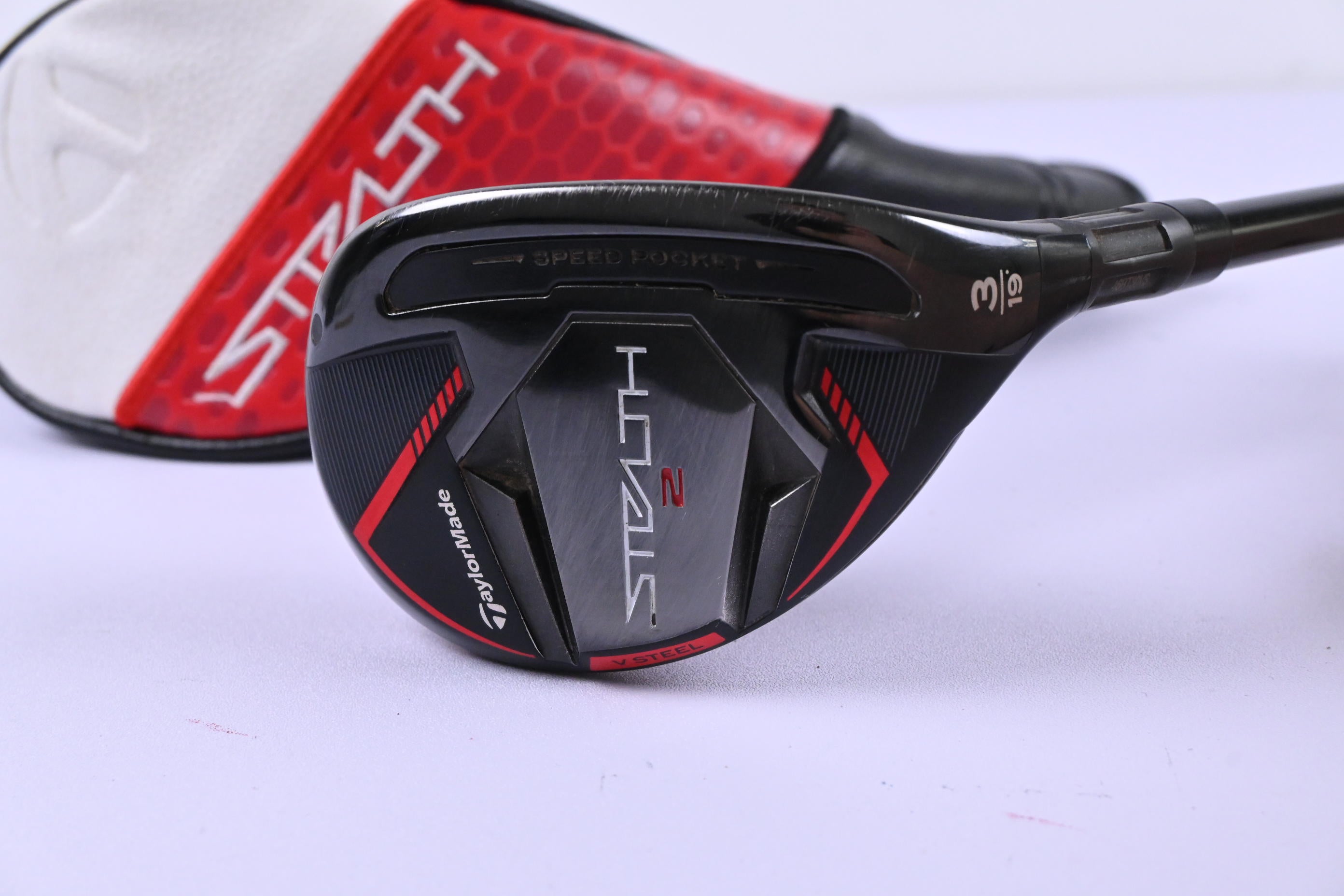 Taylormade Stealth 2 #3 Hybrid / 19 Degree / Stiff Flex Fujikura Ventus TR Red 7