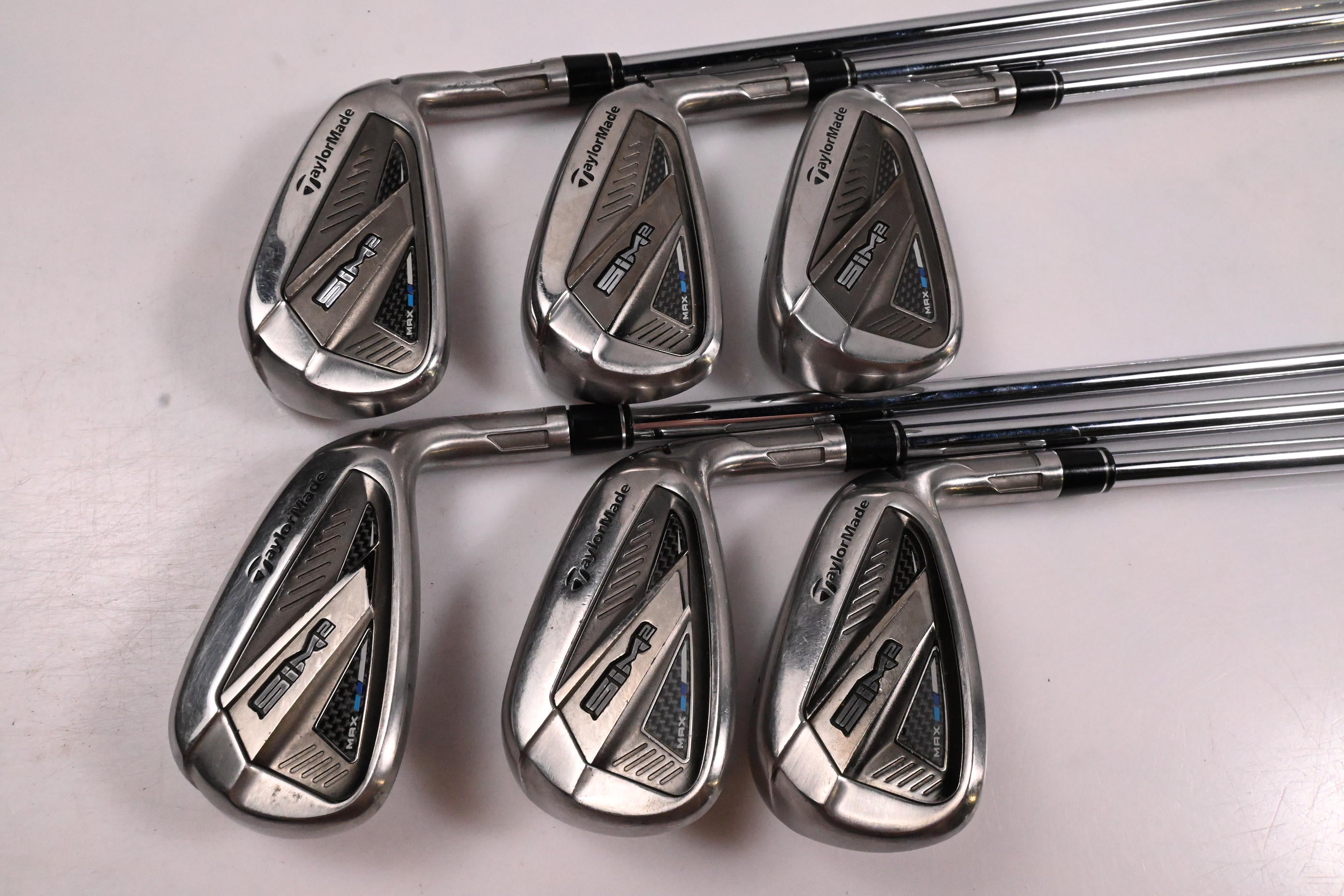 Taylormade SIM2 Max Irons / 5-PW / Regular Flex KBS MAX MT 85 Shafts