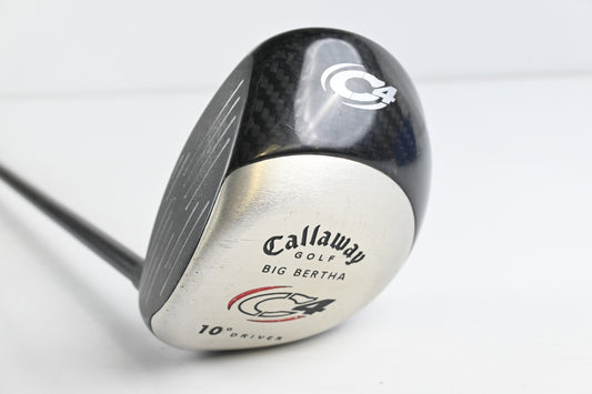 Left Hand Callaway Big Bertha C4 Driver / 10 Degree / Stiff Flex Callaway C4