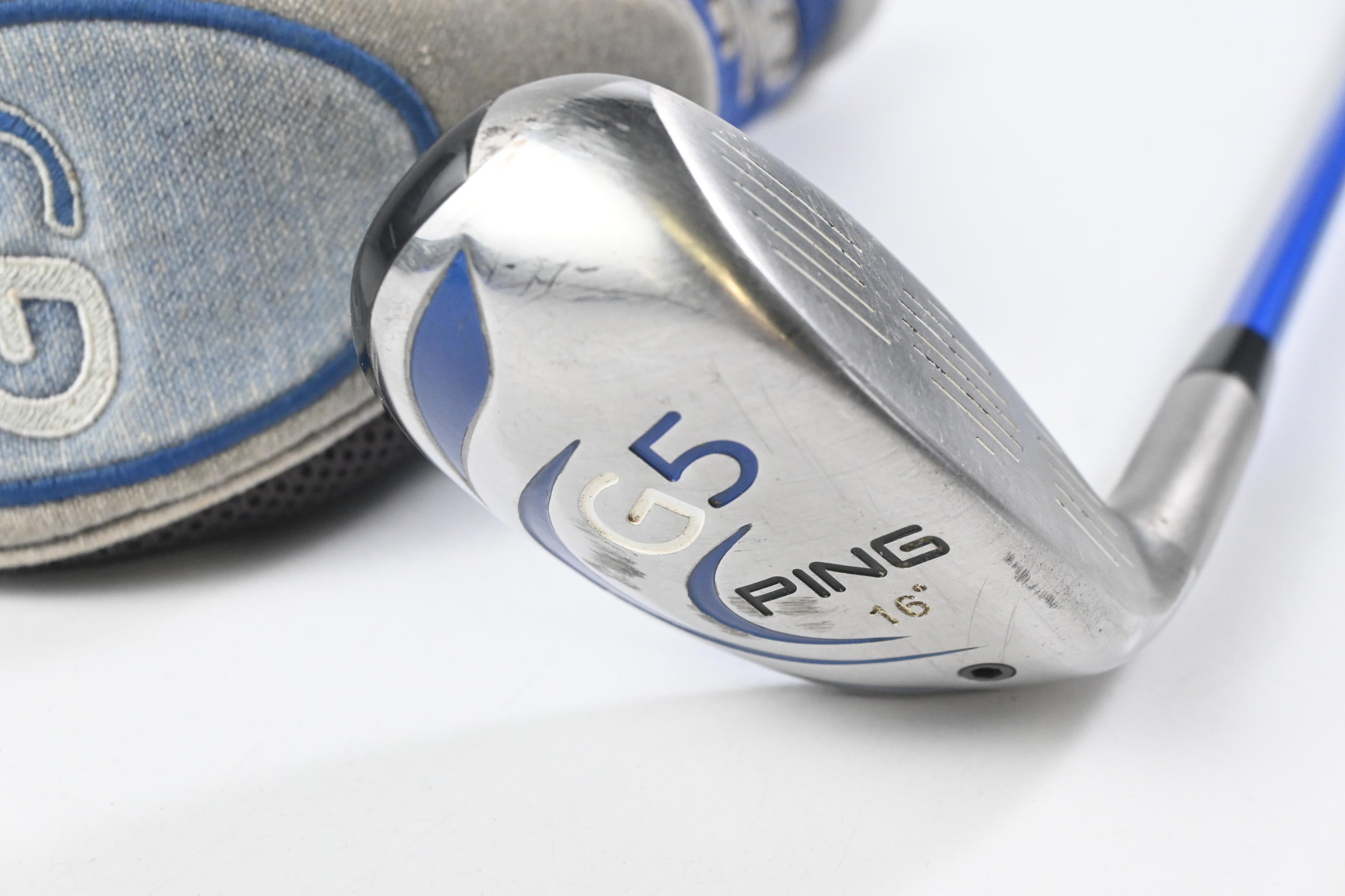 Ping G5 #2 Hybrid / 16 Degree / Stiff Flex Grafalloy Prolauch Blue Shaft